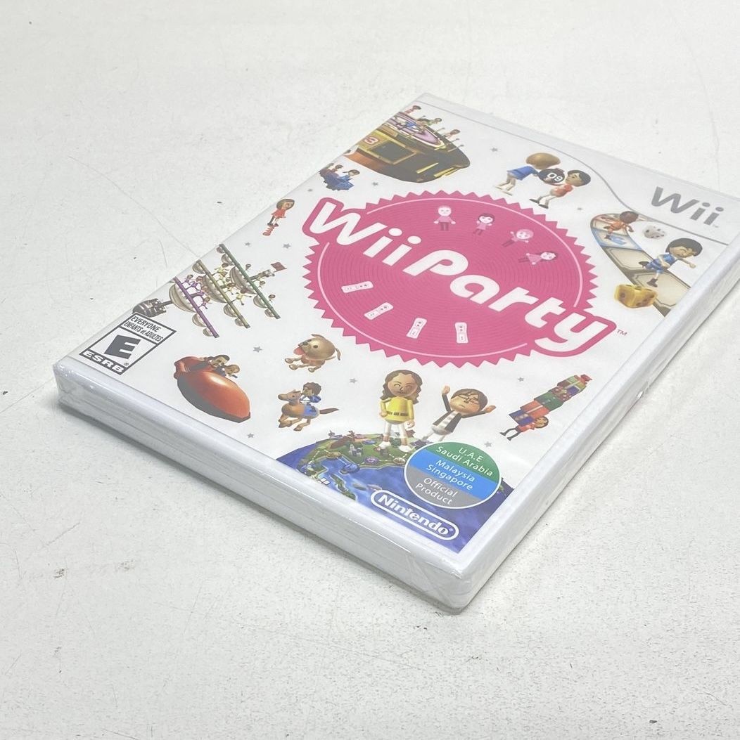 Wii Party Nintendo Wii UAE/Malaysia/Singapore Variant Factory Sealed