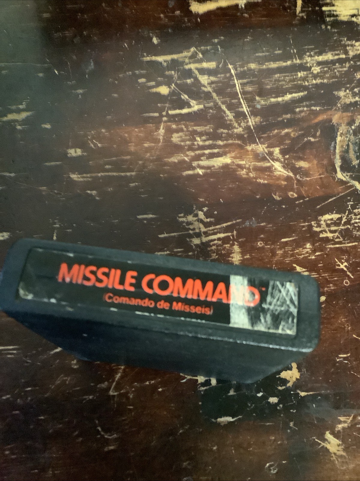 Atari 2600 Missile Command Brazil Video Game Polyvox Cartridge Vintage Rare
