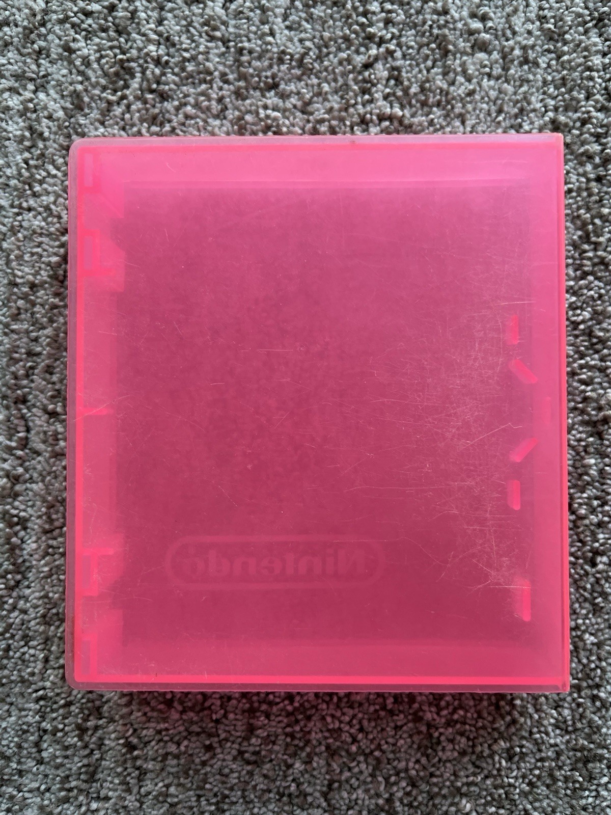 Clam Shell Nintendo NES Pink Clamshell Plastic Case OEM Original Authentic