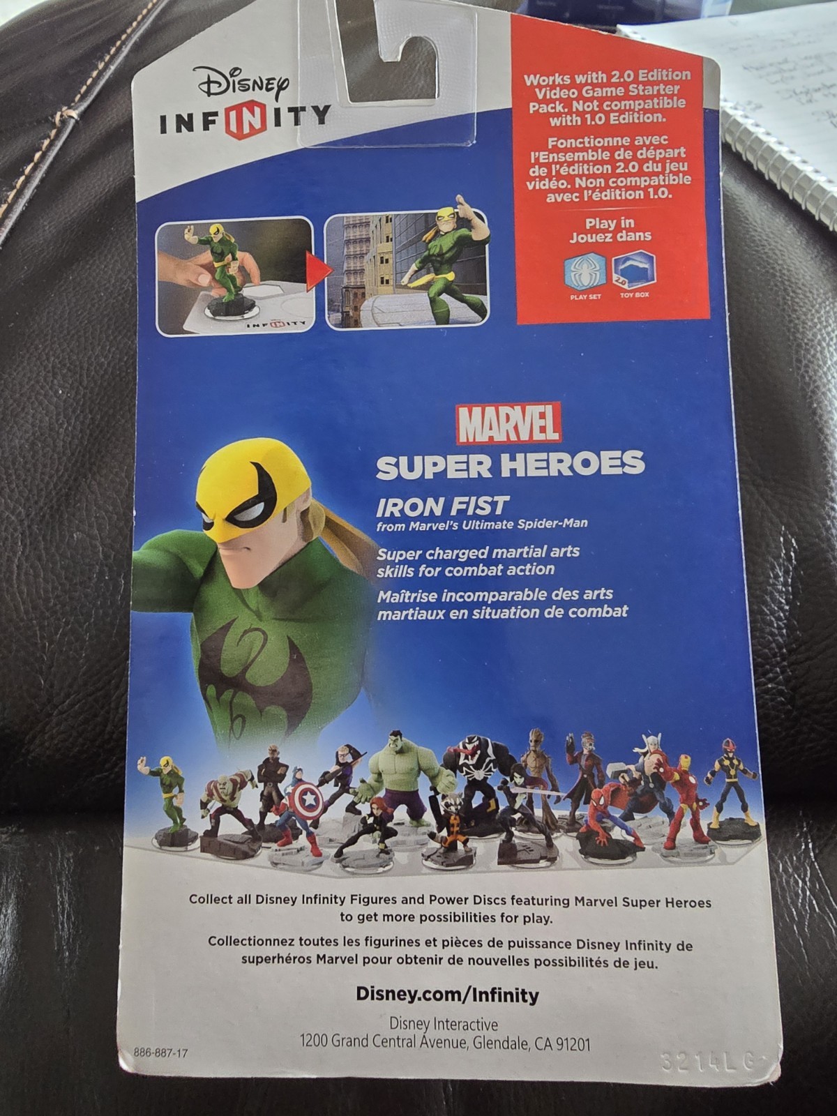 Disney Infinity 2.0 Marvel Super Heros Iron Fist Sealed New Box Mint FAST SHIP