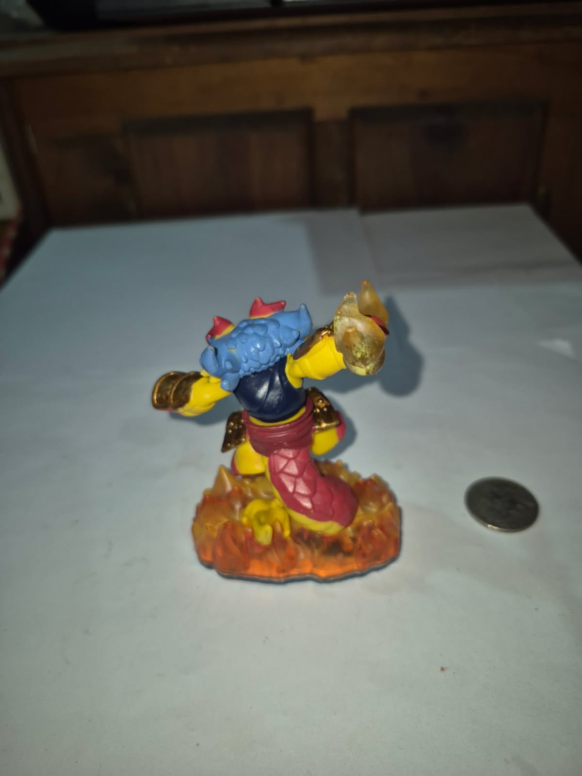 Skylanders Swap Force FIRE KRAKEN 2013 Blue Base 84799888 Swappable Figure DRS4