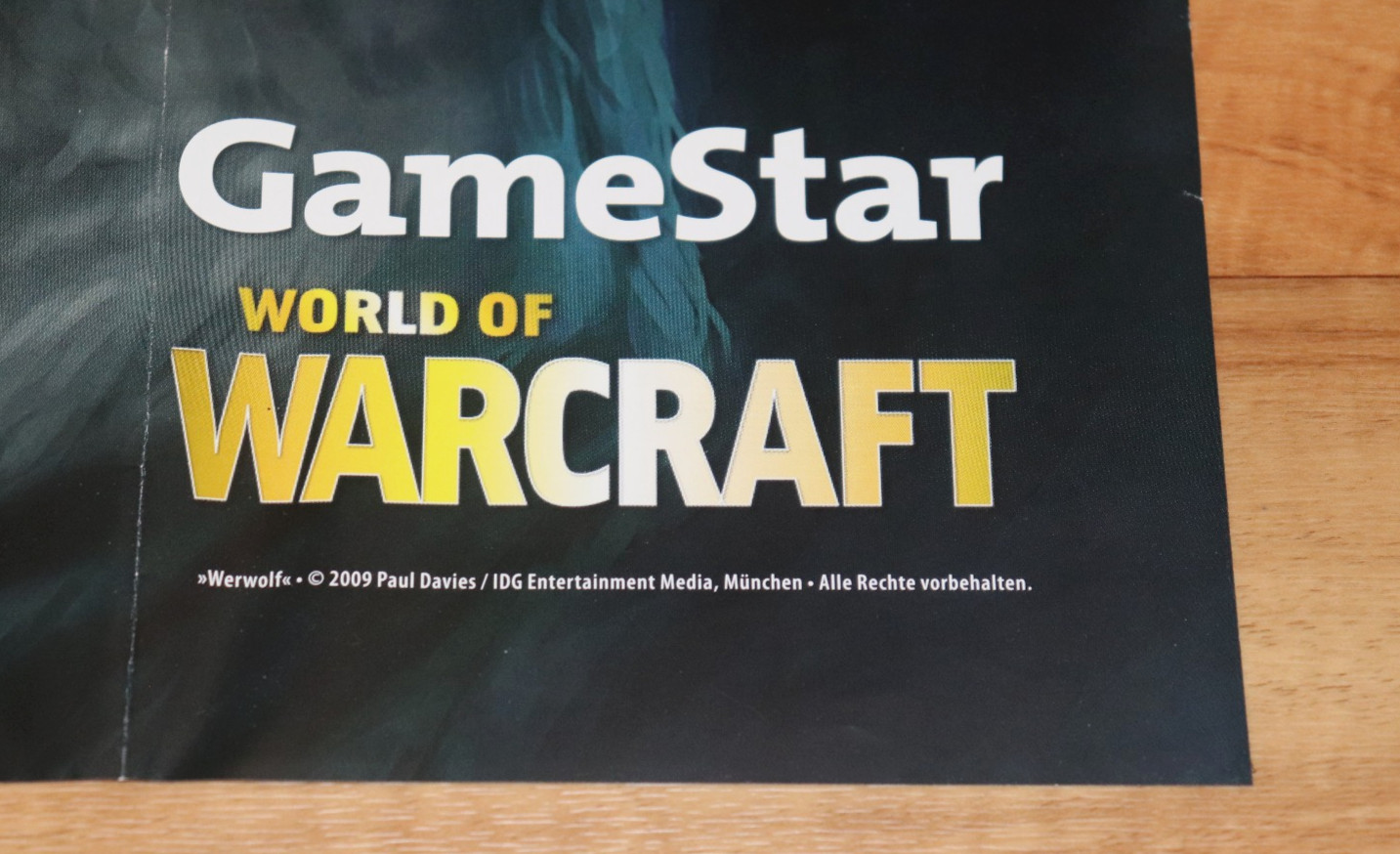 World of Warcraft Cataclysm Blizzard Rare Map / Poster 67x64cm