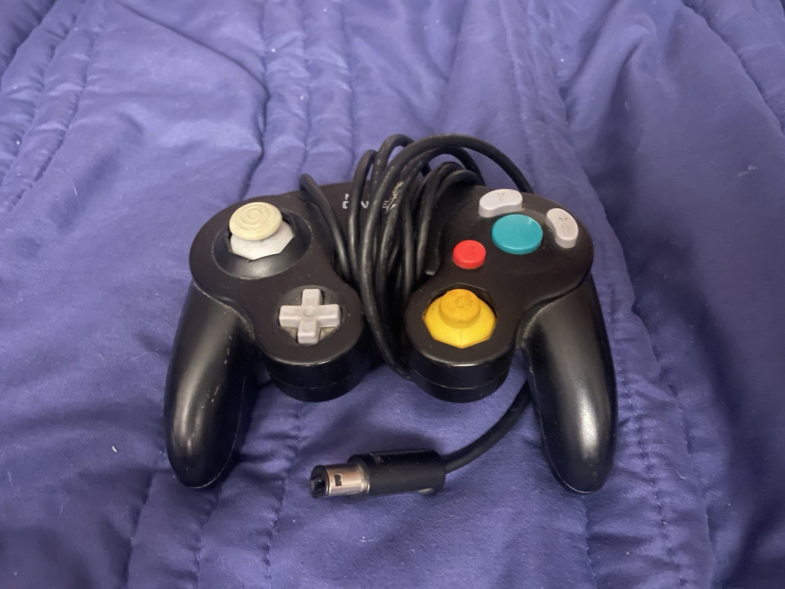 Nintendo GameCube Console Black/Silver w/ Controller, Power Supply & AV Cable