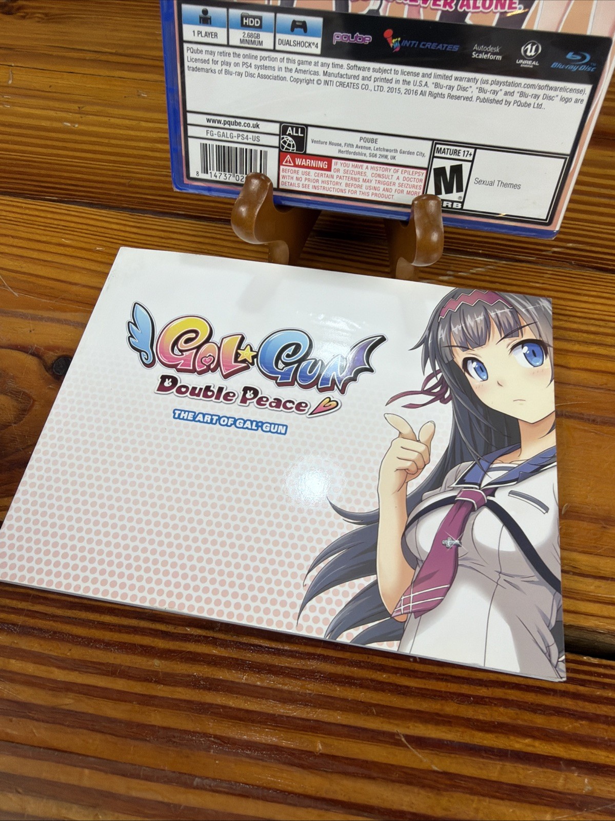 Gal Gun Double Peace Playstation 4 PS4 W/Art Booklet New Factory Sealed