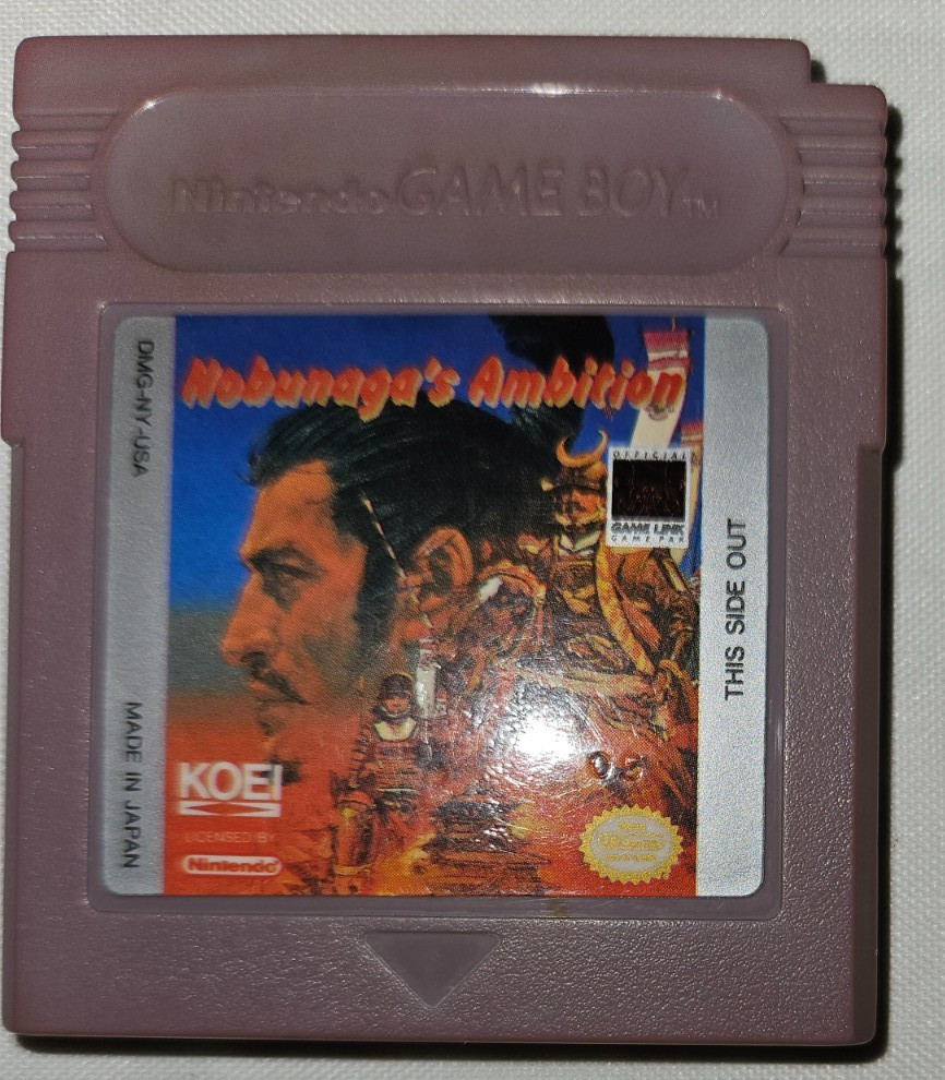 Nobunaga’s Ambition Cartridge Only Authentic Nintendo Game Boy New Battery USA