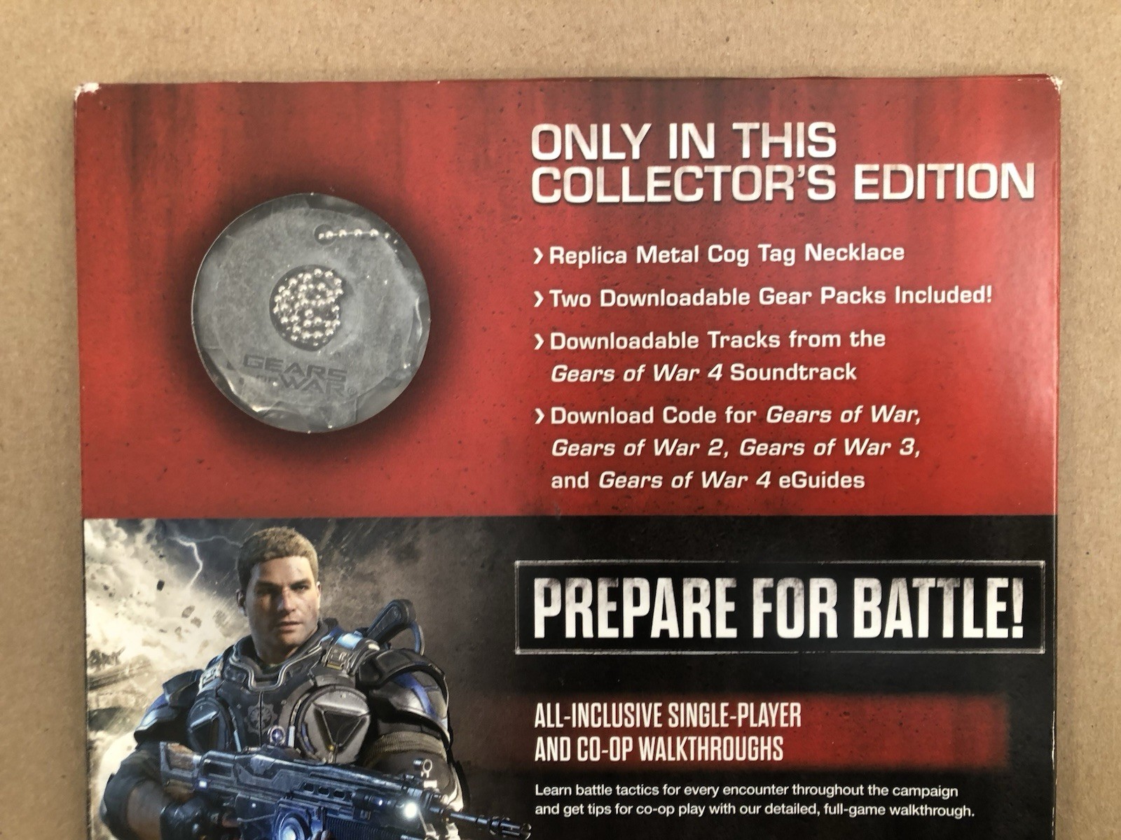 GEARS OF WAR COG TAG Necklace (2016) — From GEARS 4 Guide — BRAND NEW