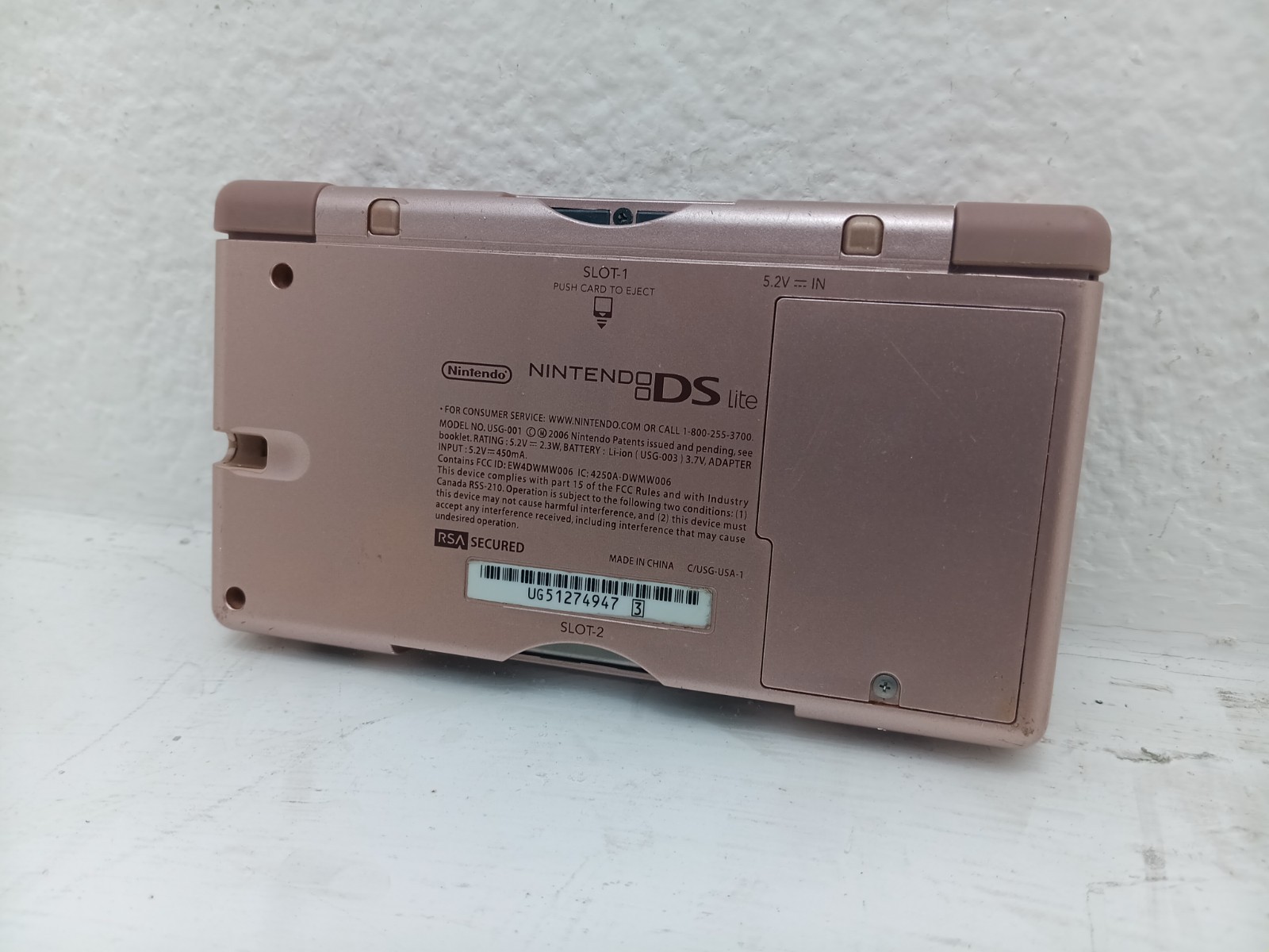 Nintendo DS lite pink console bundle w/ 7 games – Tested “read”
