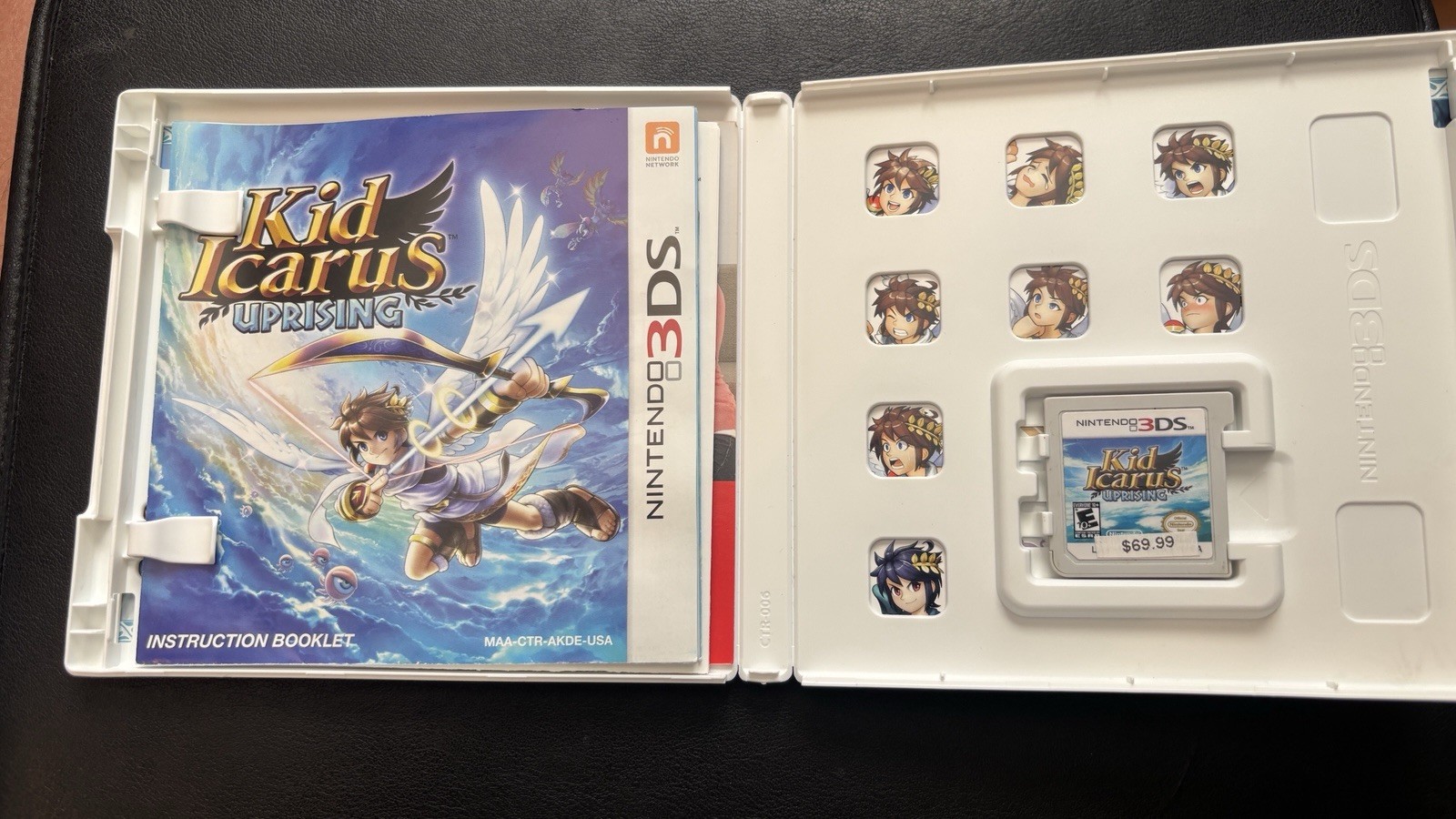 Kid Icarus Uprising (Nintendo 3DS, 2012) Authentic Tested & Working