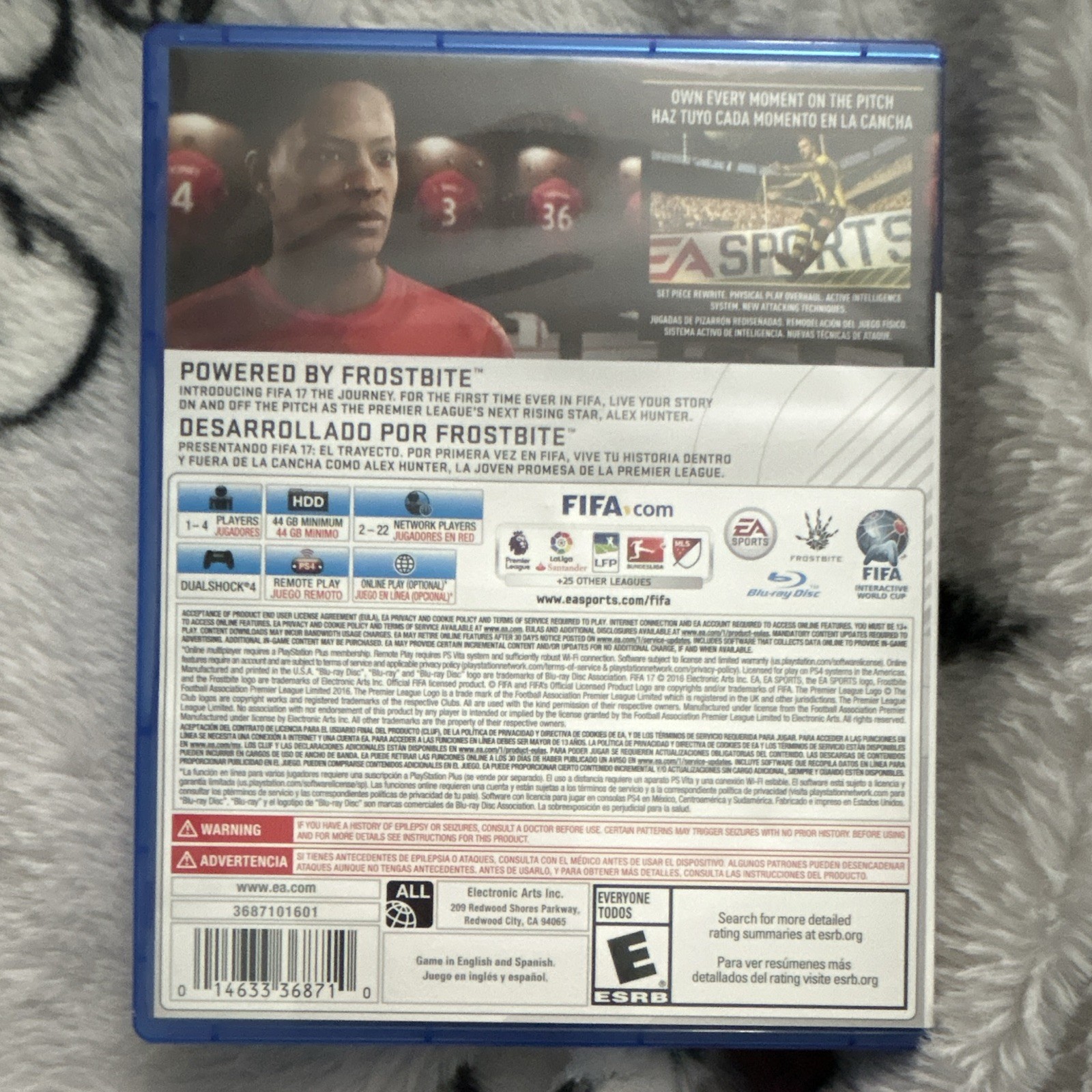 EA SPORTS FIFA 17 PS4 E Game Manual Included Case & Disc