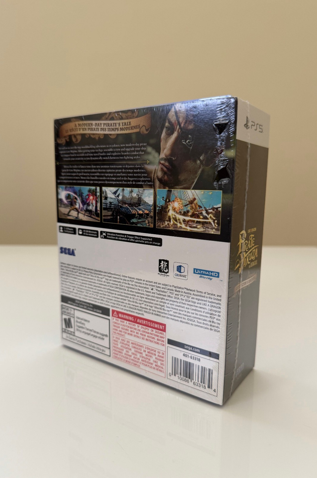 Like a Dragon: Pirate Yakuza in Hawaii Collector’s Edition – PS5 – New Sealed
