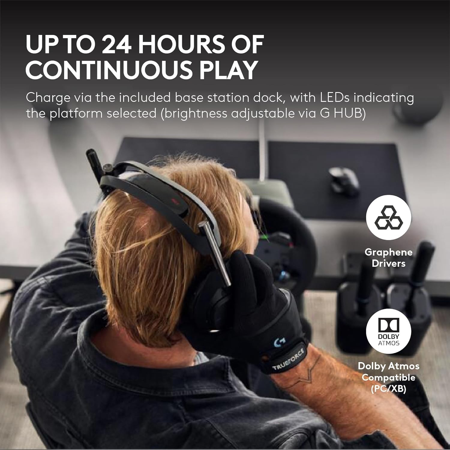 Logitech G Astro A50 X Multi-Platform Wireless Gaming Headset For PS5 / Xbox /PC