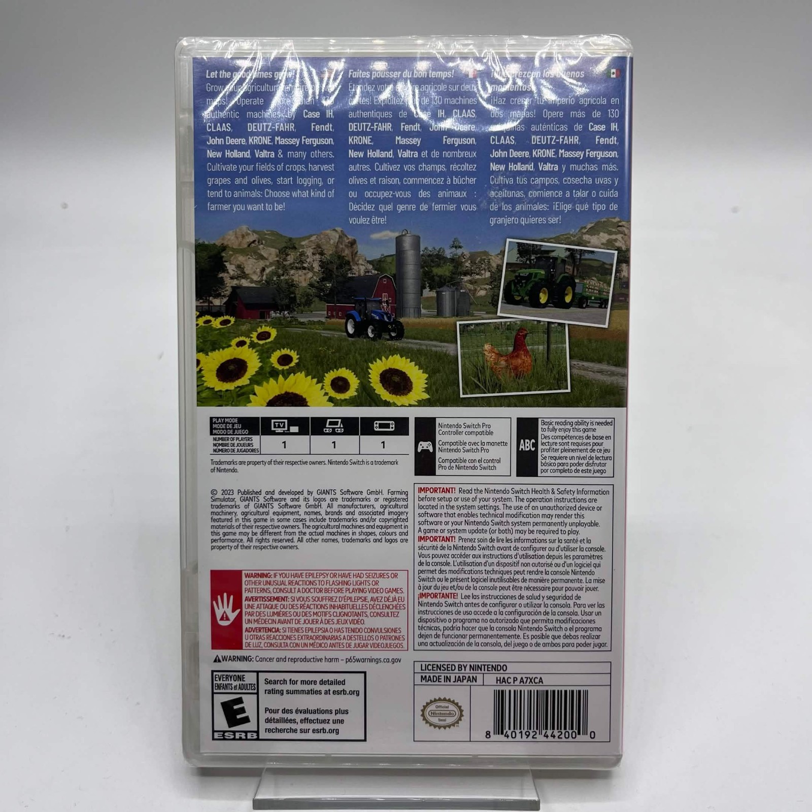 Farming Simulator 23 (Nintendo Switch) Brand New / Sealed