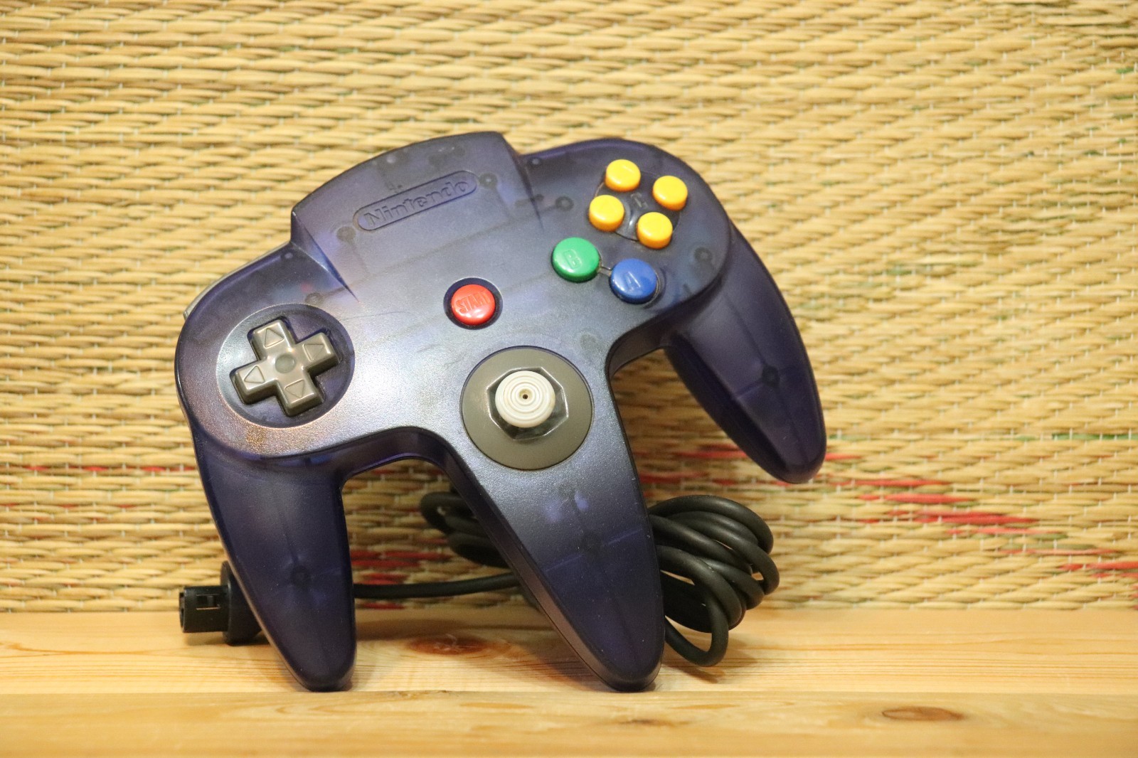 Controller Bros Grape Purple Midnight Blue Toys R us Nintendo 64 N64 Japan VG!