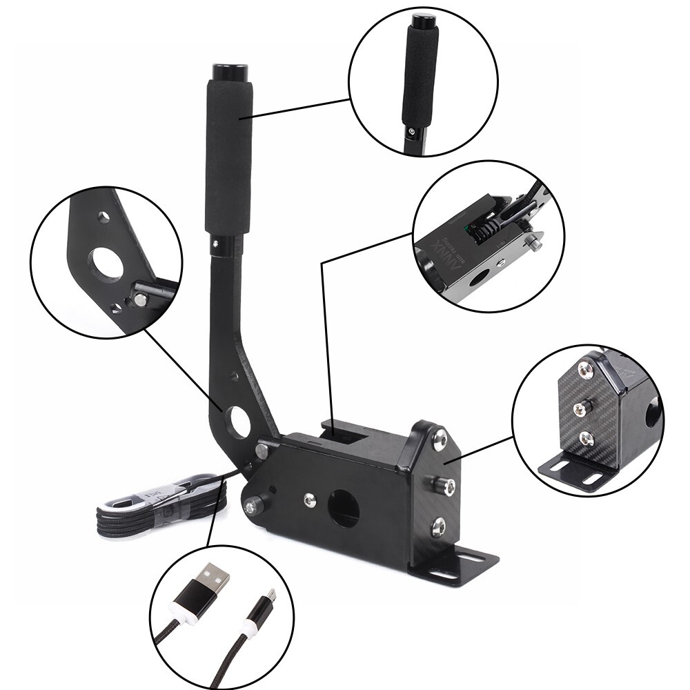 for PC Windows for Sim Racing Games G25/G27/G29/T500 14Bit USB Handbrake