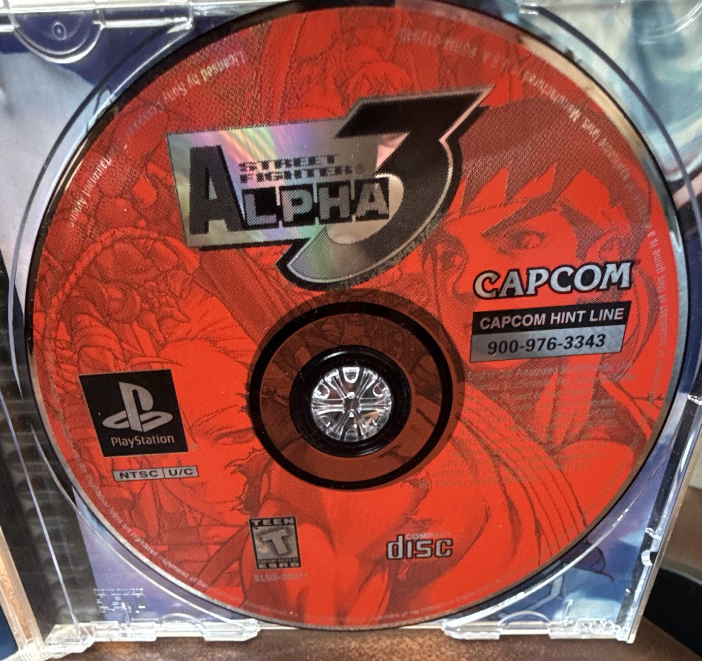 Capcom Street Fighter Alpha 3 PS1 w/ Manual, T-Teen NTSC-U/C (US/CA) 1999