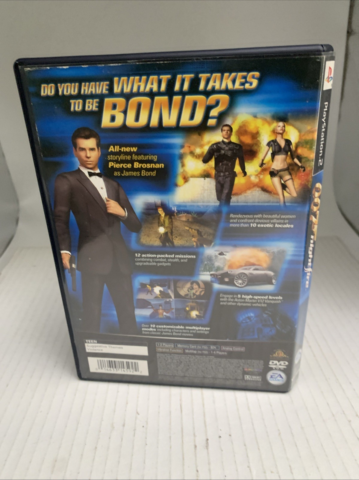Mint Condition James Bond 007: NightFire (Sony PlayStation 2, 2002) See Pics CIB