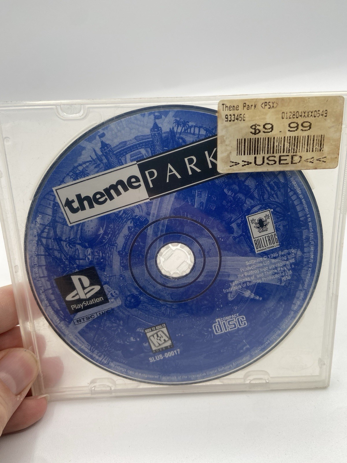 Theme Park – Disc Only (Sony PlayStation 1, PS1) – Tested