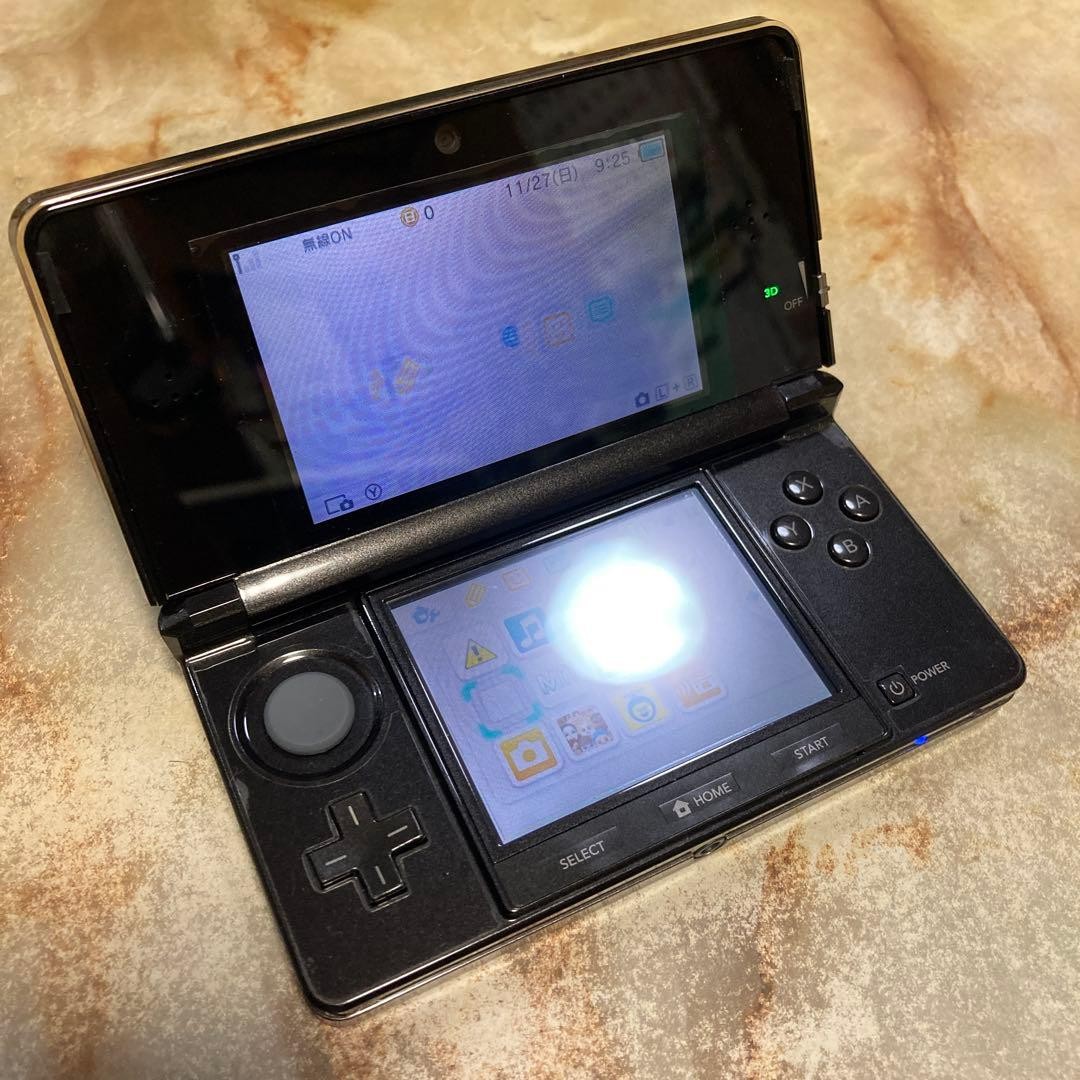 Nintendo 3DS Black Console Tested and Working Simple Maintenance Done