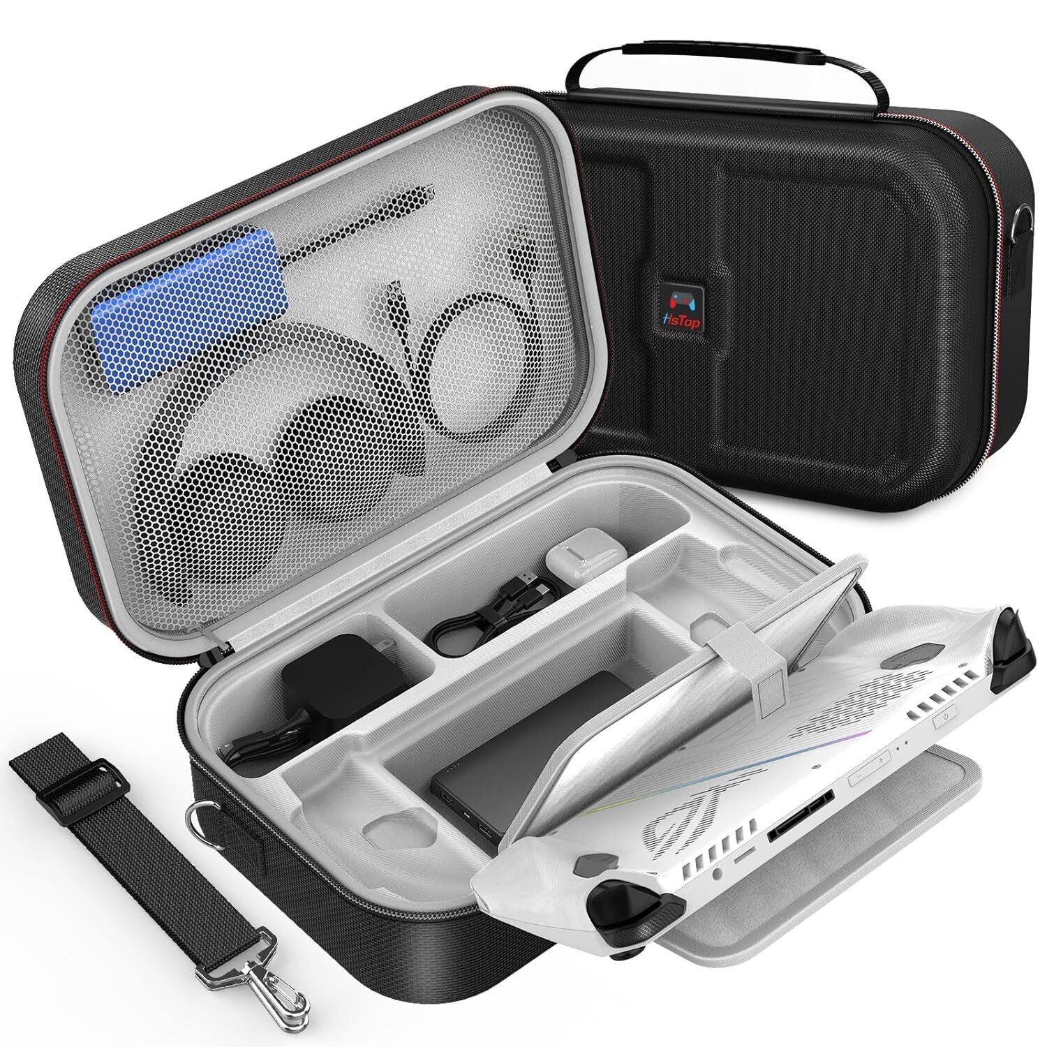 HSTOP Carrying Case for ROG Ally Large Storage Capacity Protective Travel Case