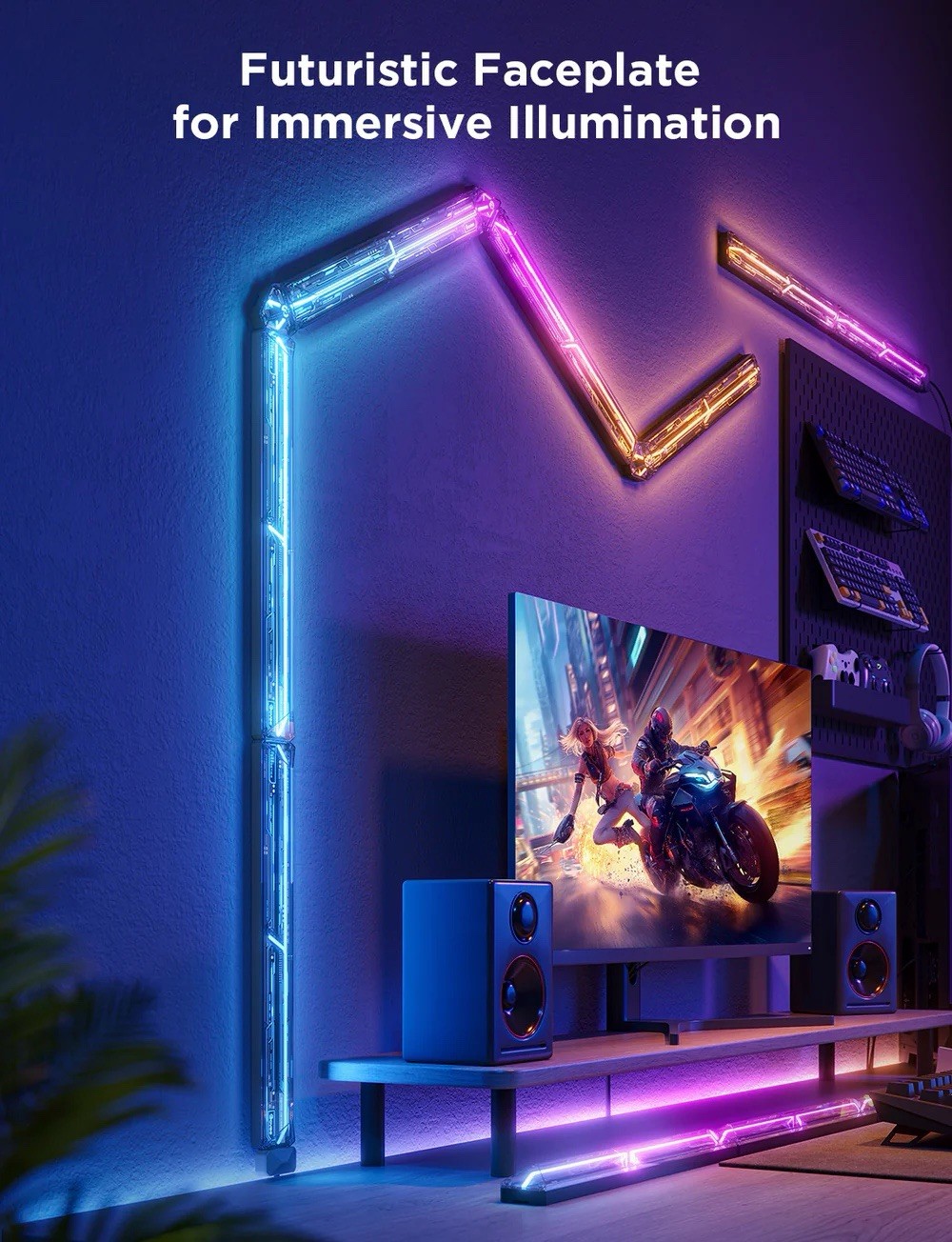Govee x Evangelion Gaming Wall Light RGBIC Light Bars – New sealed