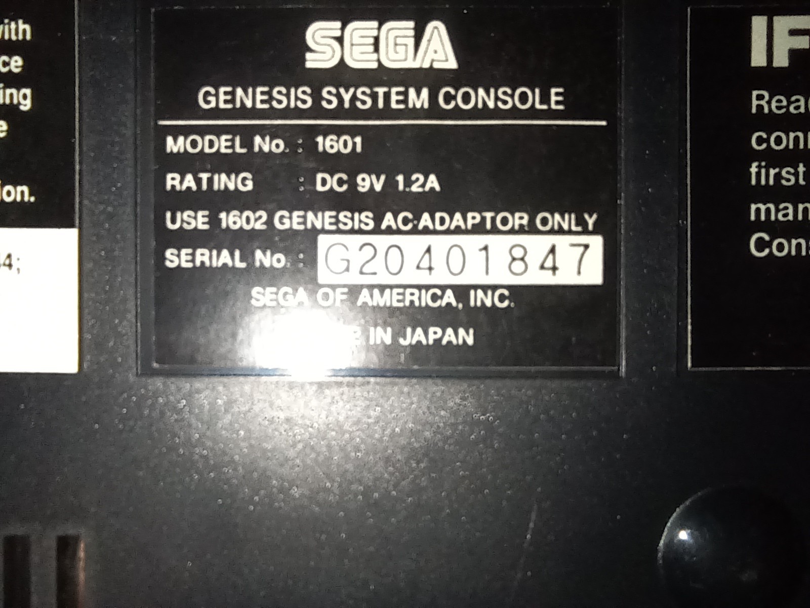 Sega Genesis System Model 1601 16 Bit Console Bundle NBA Mlb Soccer NFL Game Lot
