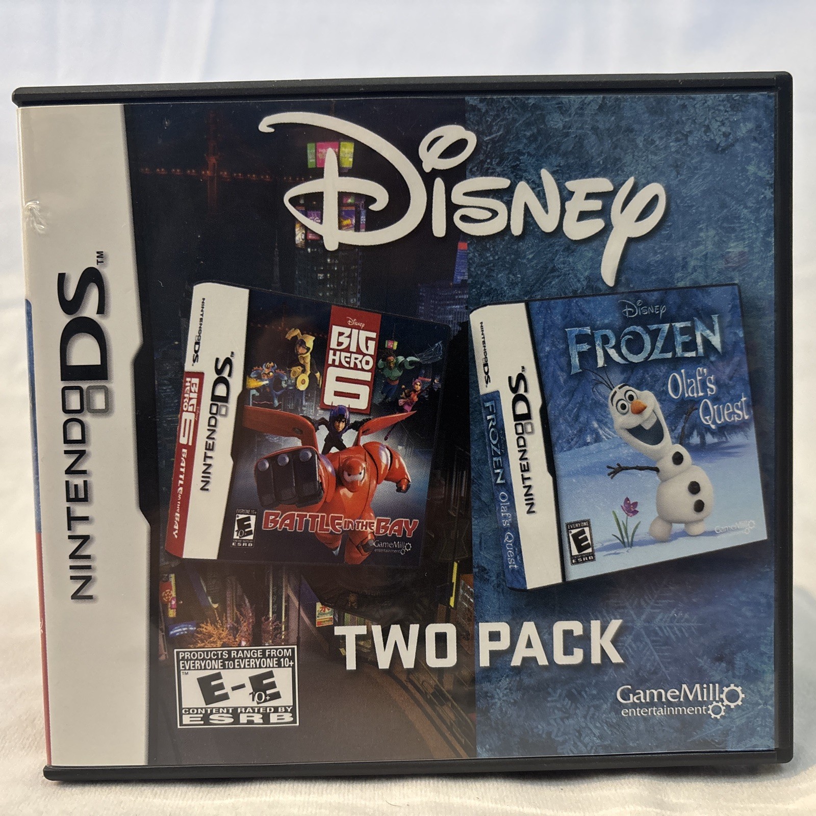 Disney Two Pack Big Hero 6 & Frozen Olaf’s Quest (Nintendo DS) Complete in Box