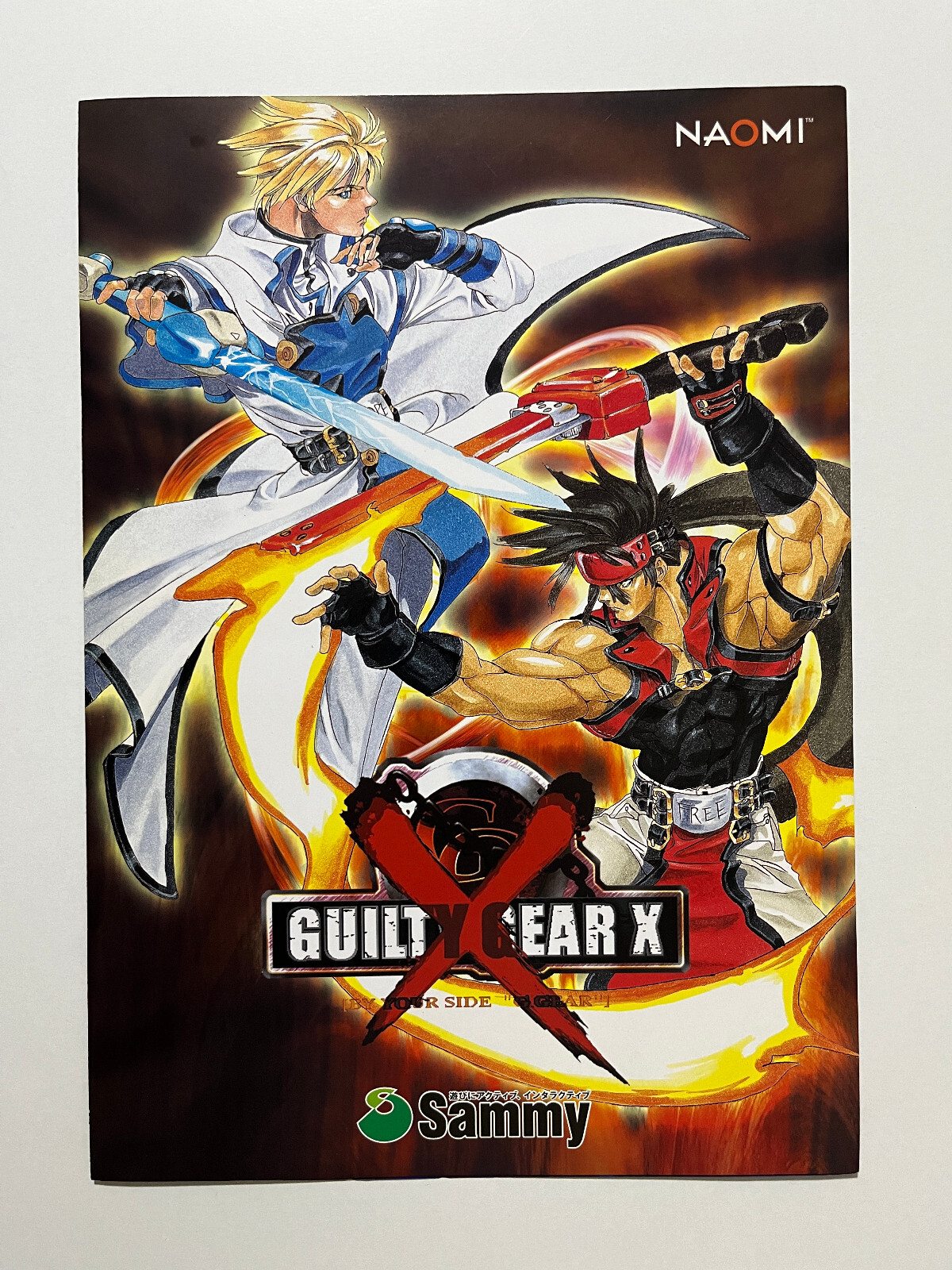 Guilty Gear X Original Arcade Flyer Japan (Sammy Arc System Works Sega NAOMI)