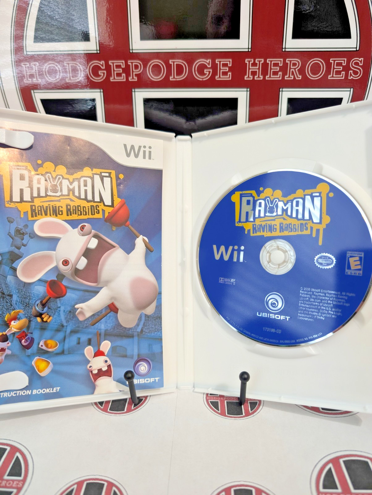 Rayman: Raving Rabbids – Nintendo Wii – CIB – Cleaned/Tested – See Details**