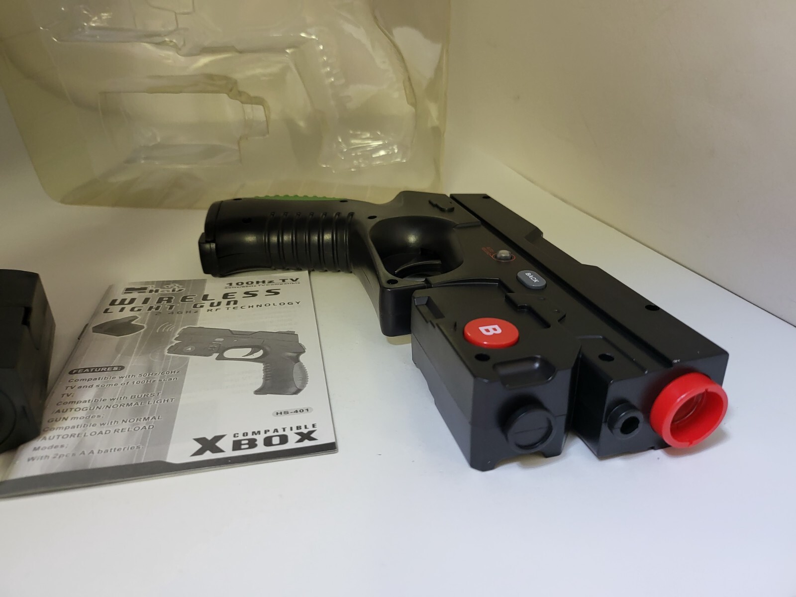 WIRELESS Light Gun Shotgun Auto Reload for Original XBOX FOR CRT TUBE TYPE TV