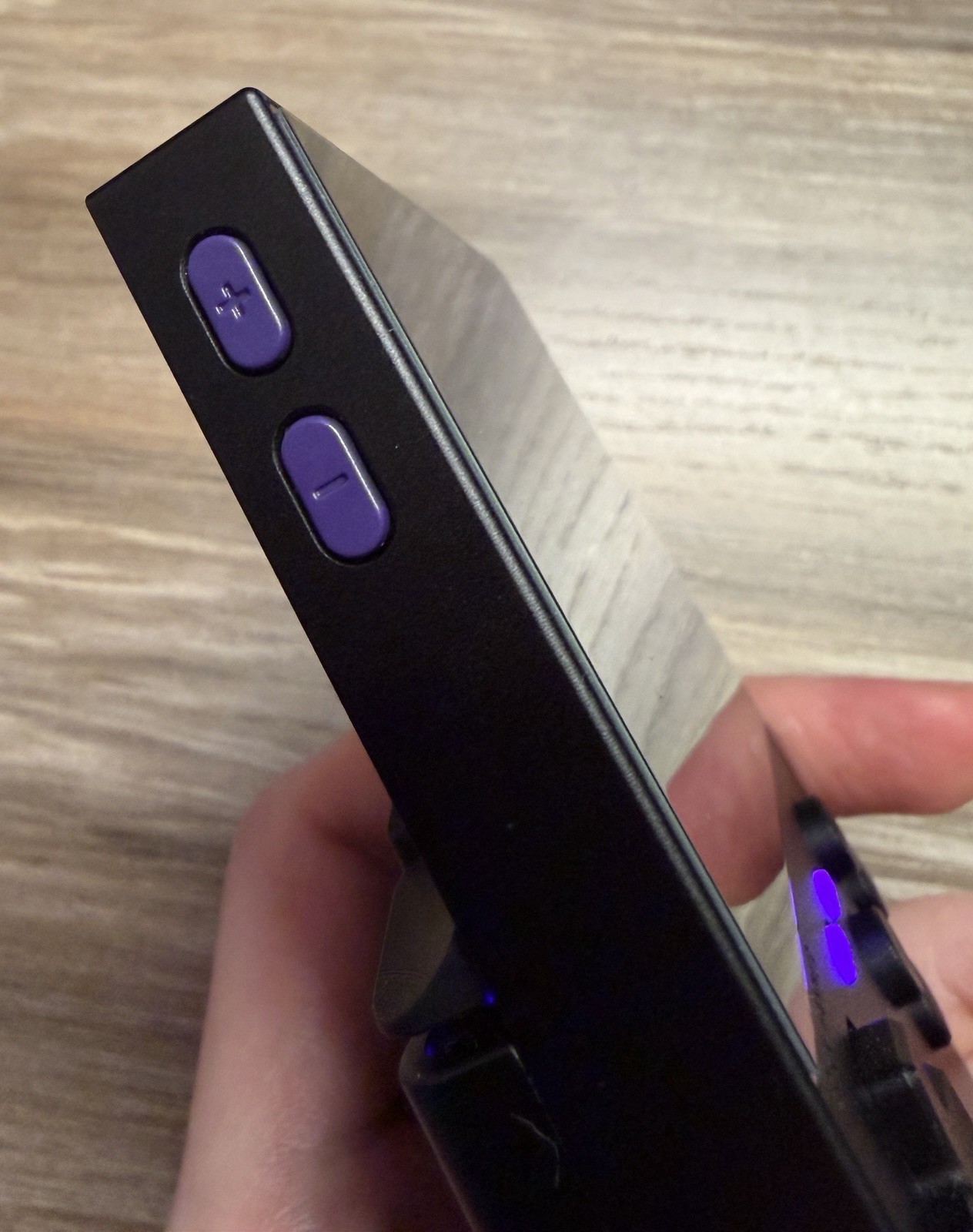 Custom TrimUI Brick Hammer w/ Better Buttons Mod, Purple Buttons 512GB + Extras