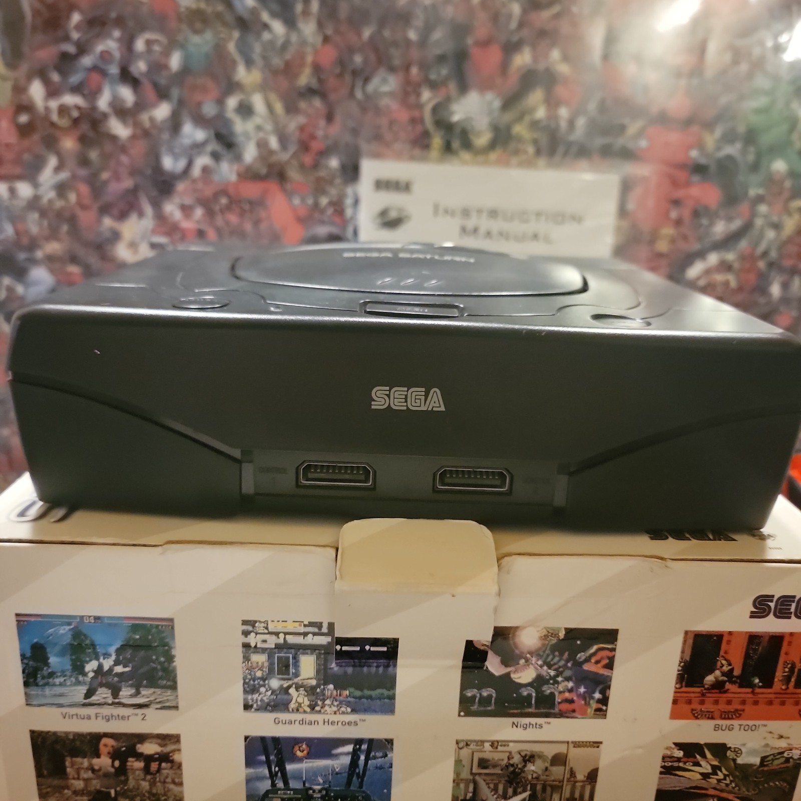 SEGA Saturn Console w/Box – Complete CIB – Tested – Authentic
