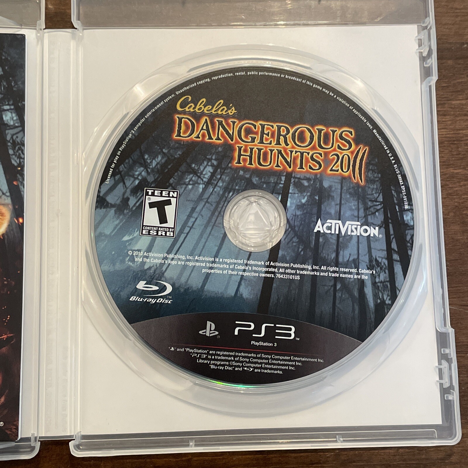 Cabela’s Dangerous Hunts 2011 PS3 With Manual (no Gun), Playstation 3 Game