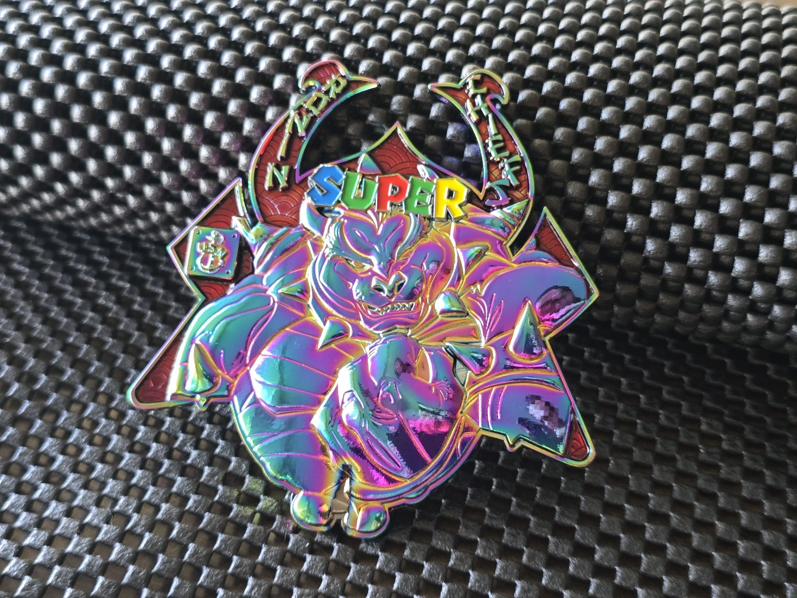 Super Mario Bowser Challenge Coin Super Ronin Chief USN Promo SNES GB SWITCH #2