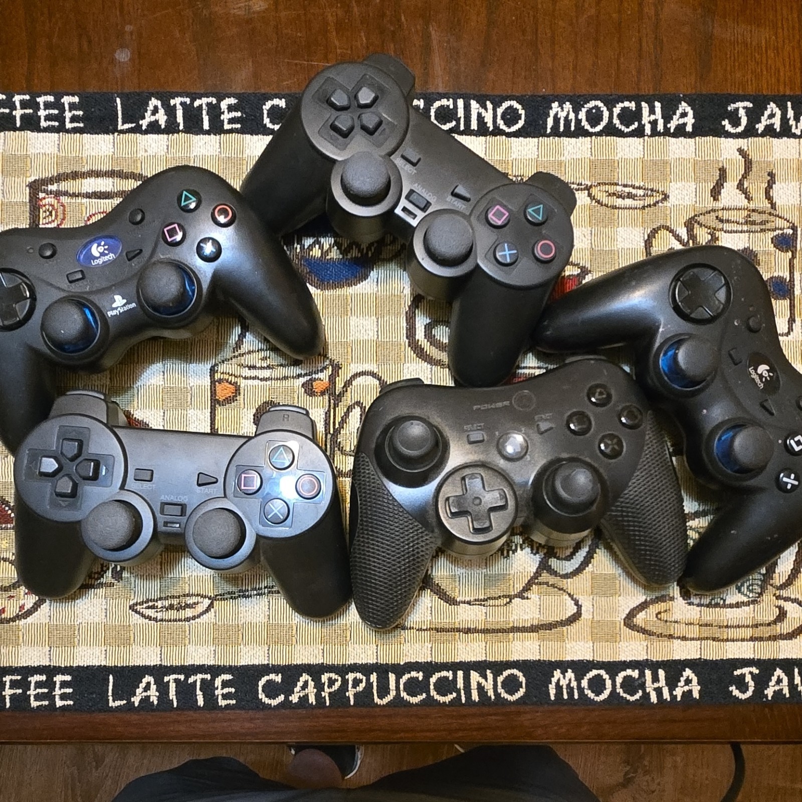 PlayStation PS2 PS3 Controller Lot Logitech Wireless 3rd Party Untested