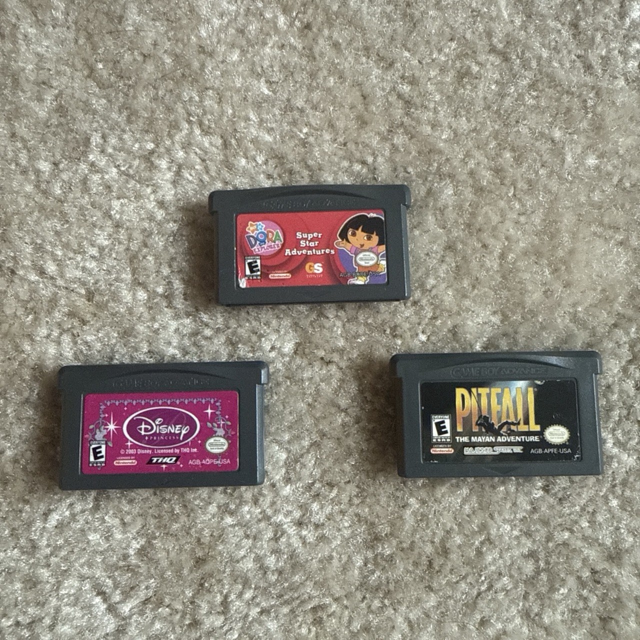 Nintendo DS Devilish w/ Manual + GBA Dora the Explorer & Disney Princess Lot