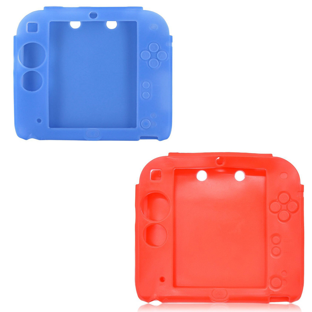 For Nintendo 2DS Soft Silicone Rubber Gel Skin Case Cover Protective Shell