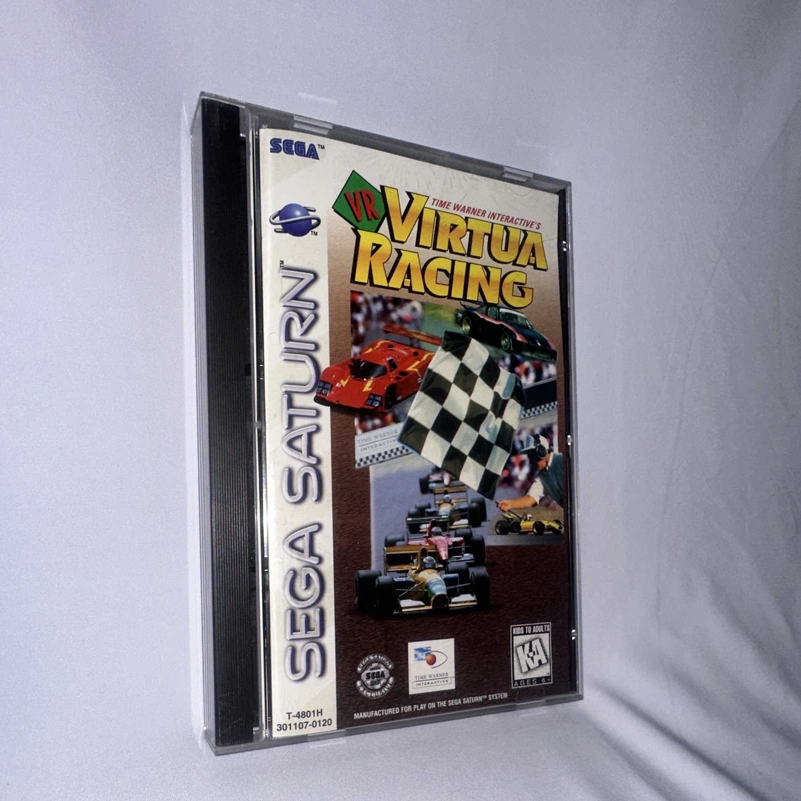 SEGA Sega Saturn – Virtua Racing Car Racing Game Multiplayer 1994 NTSC-U/C