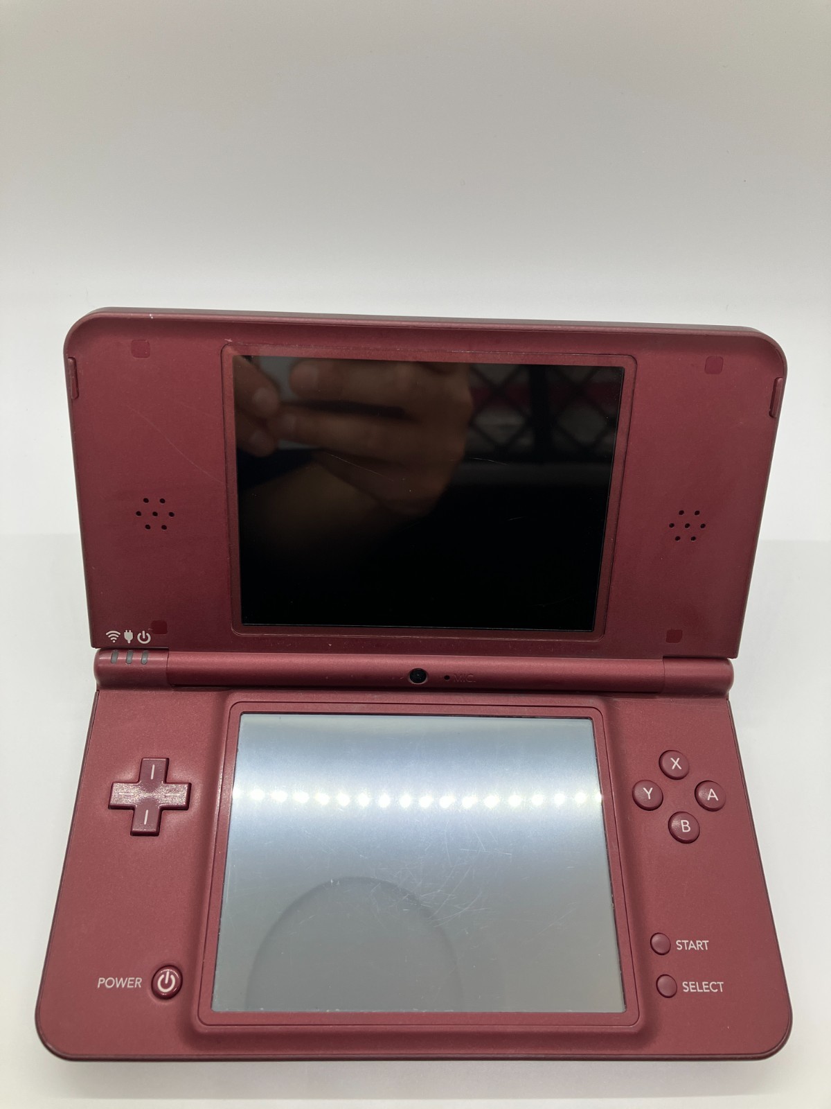 Nintendo DSi XL Burgundy Console + Animal Boxing Game – Untested