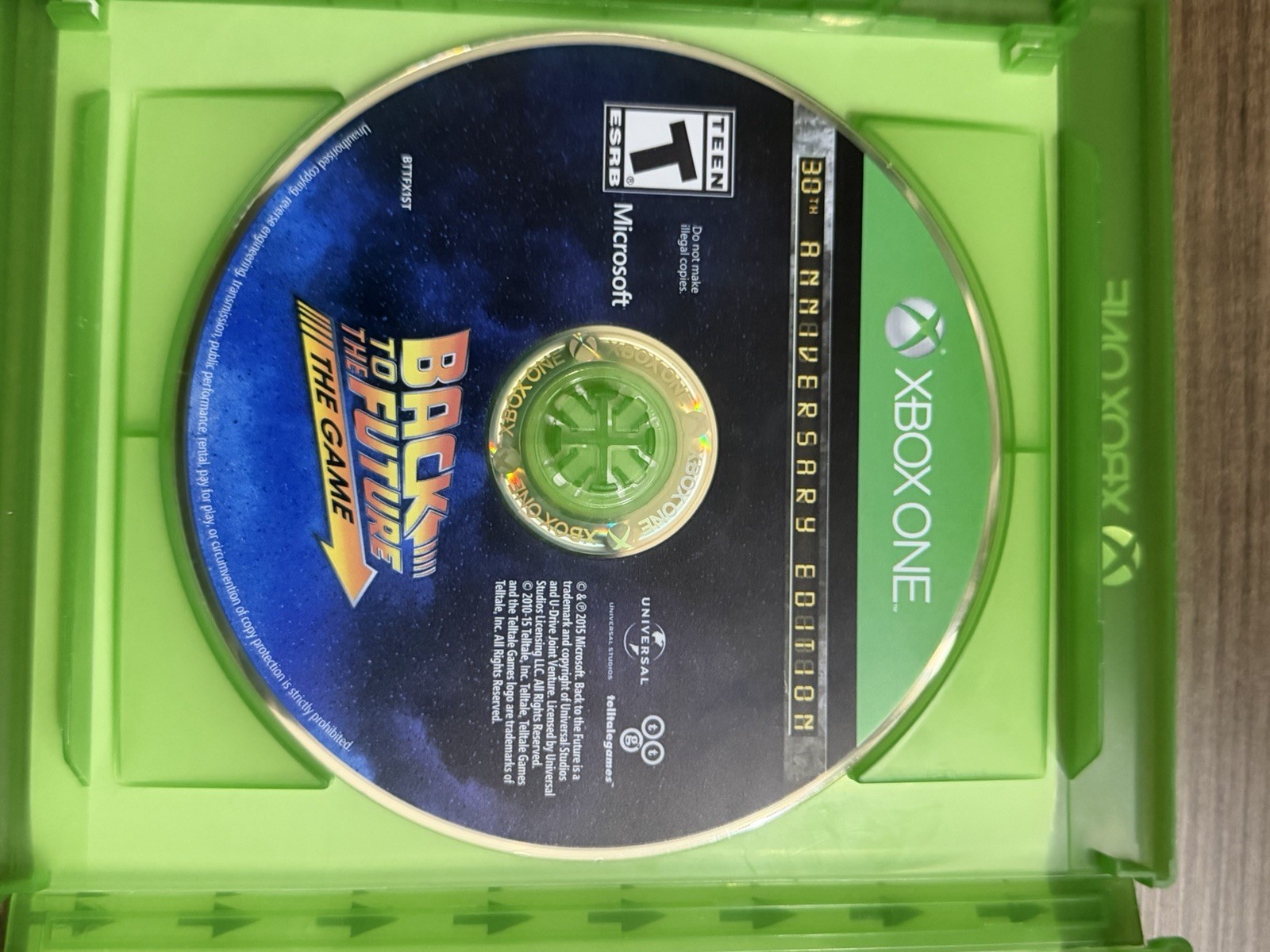 Back to the Future: The Game 30th Anniversary Edition (Microsoft Xbox One, 2015)