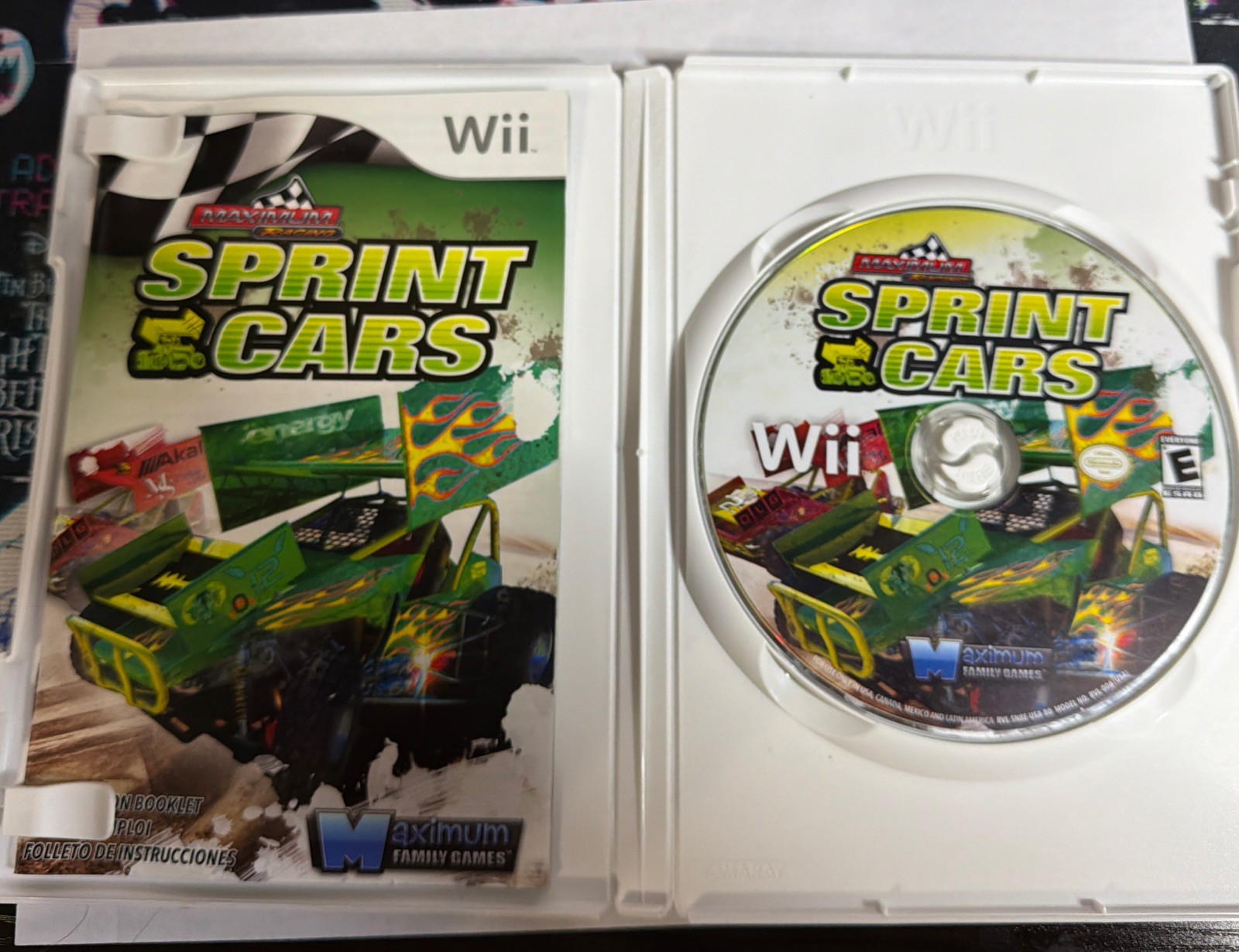 Maximum Racing: Sprint Cars (Nintendo Wii, 2011) Complete! Tested!