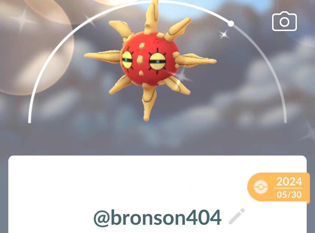 Pokemon Shiny Solrock TR–ADE G0 Unregistered