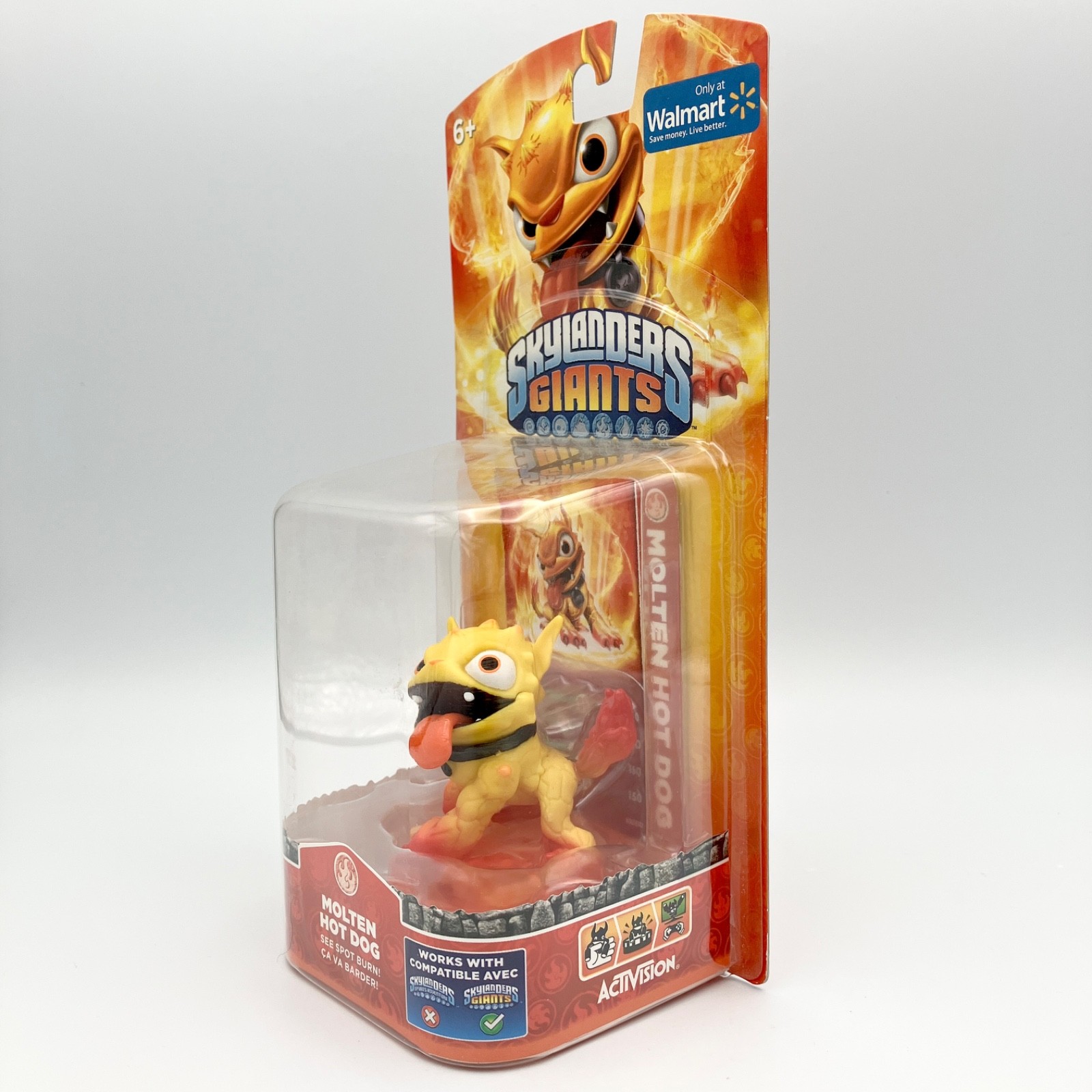 Skylanders Giants Molten Hot Dog Figure Walmart Exclusive Variant NIB NEW SEALED