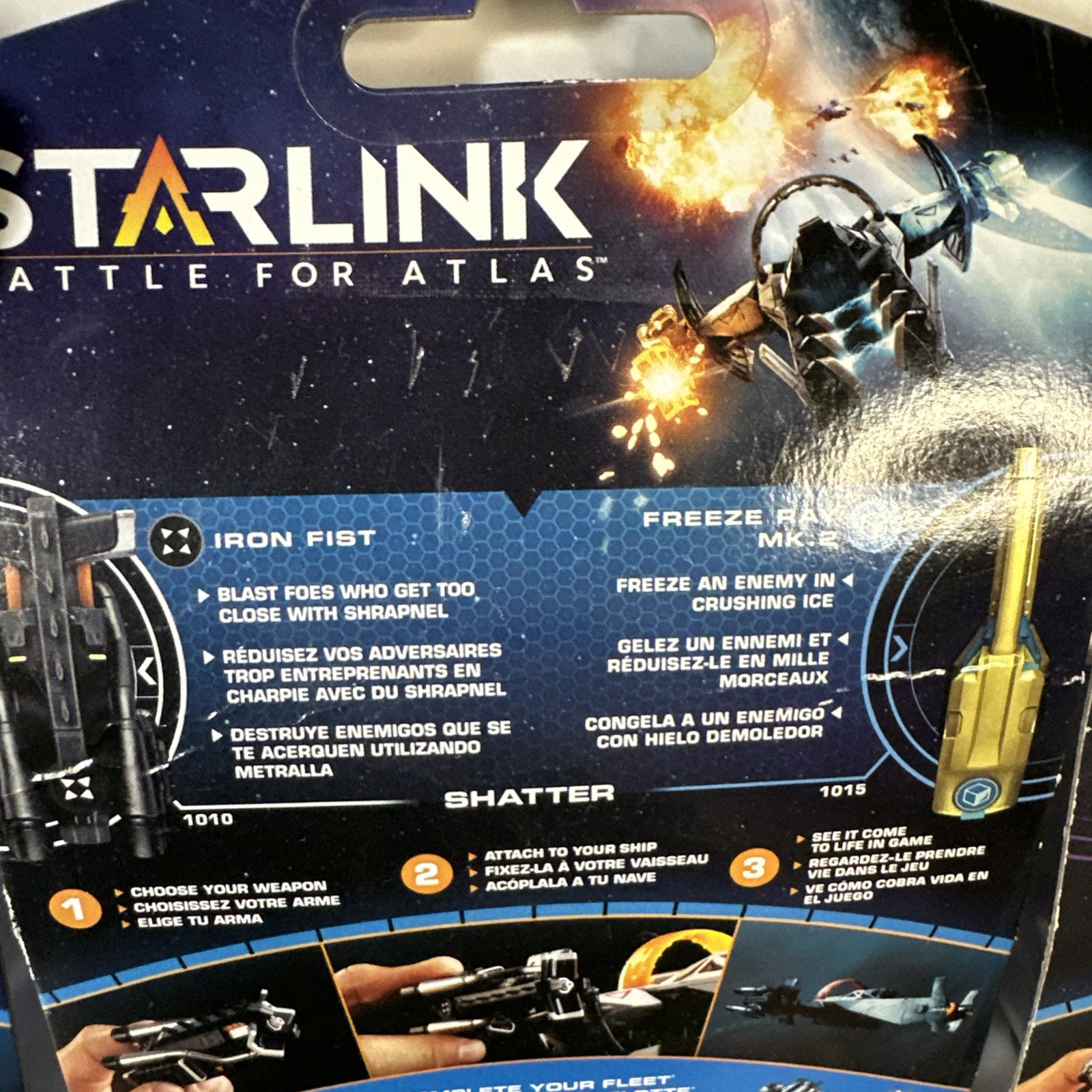 Starlink Battle For Atlas Weapon Packs McCray Crusher MK.2 Hailstorm Iron Fist