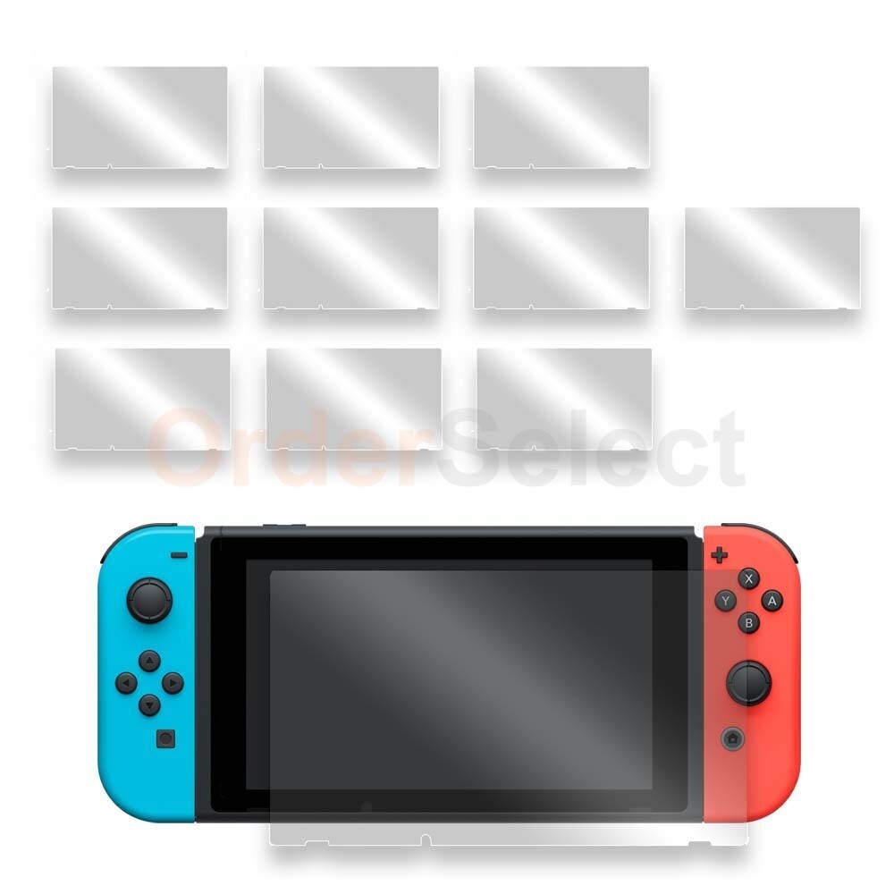 1 3 6 10 100 Lot LCD Ultra Clear HD Screen Protector for Nintendo Switch
