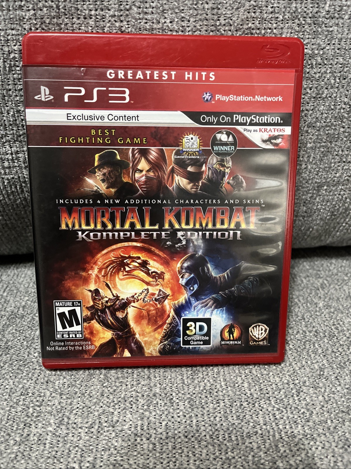 Sony Playstation 3 PS3 Mortal Kombat Komplete Edition Game 2012 Complete CIB