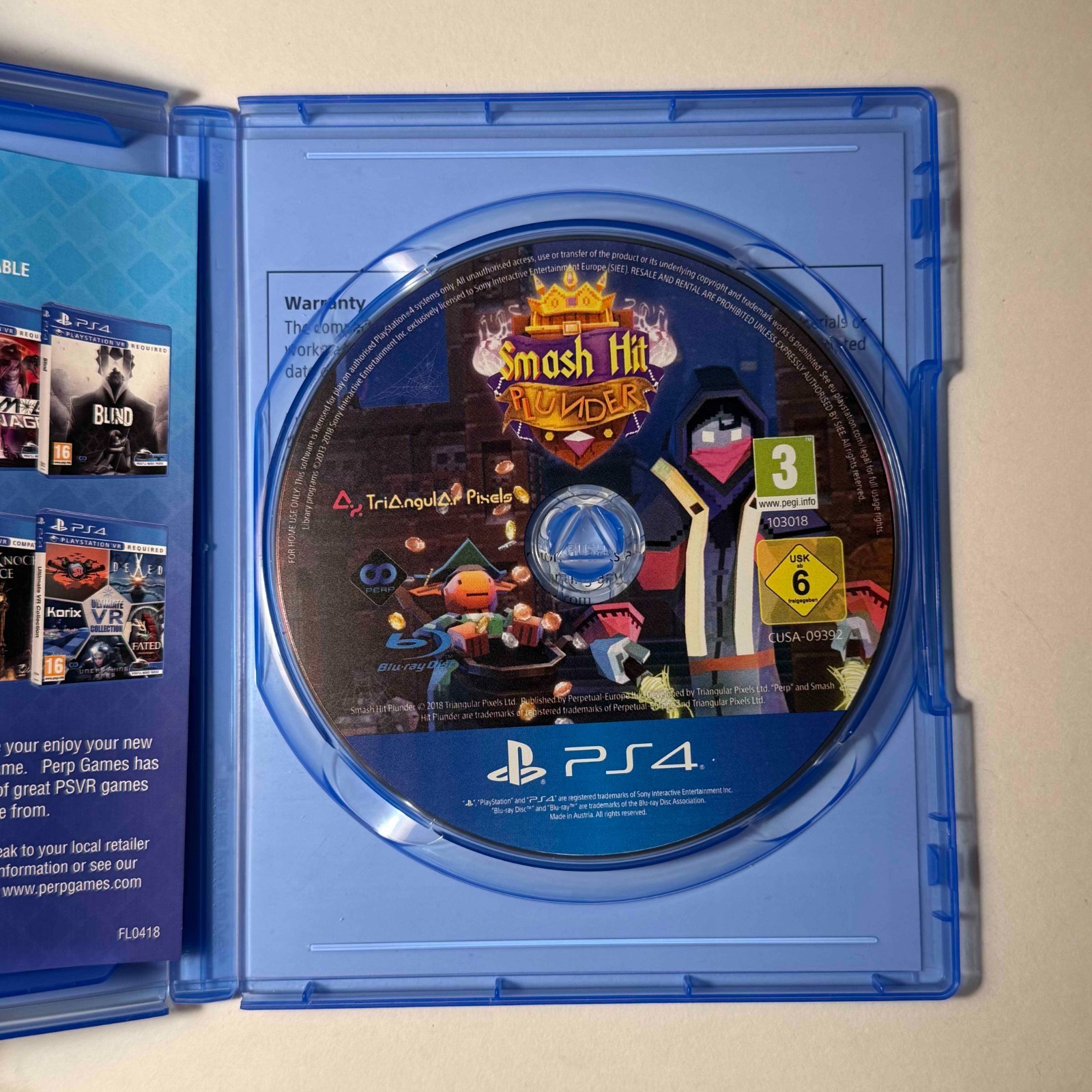 Smash Hit Plunder | PS4 | PSVR | UK/PAL Import Region Free | Lot #8 | PRISTINE