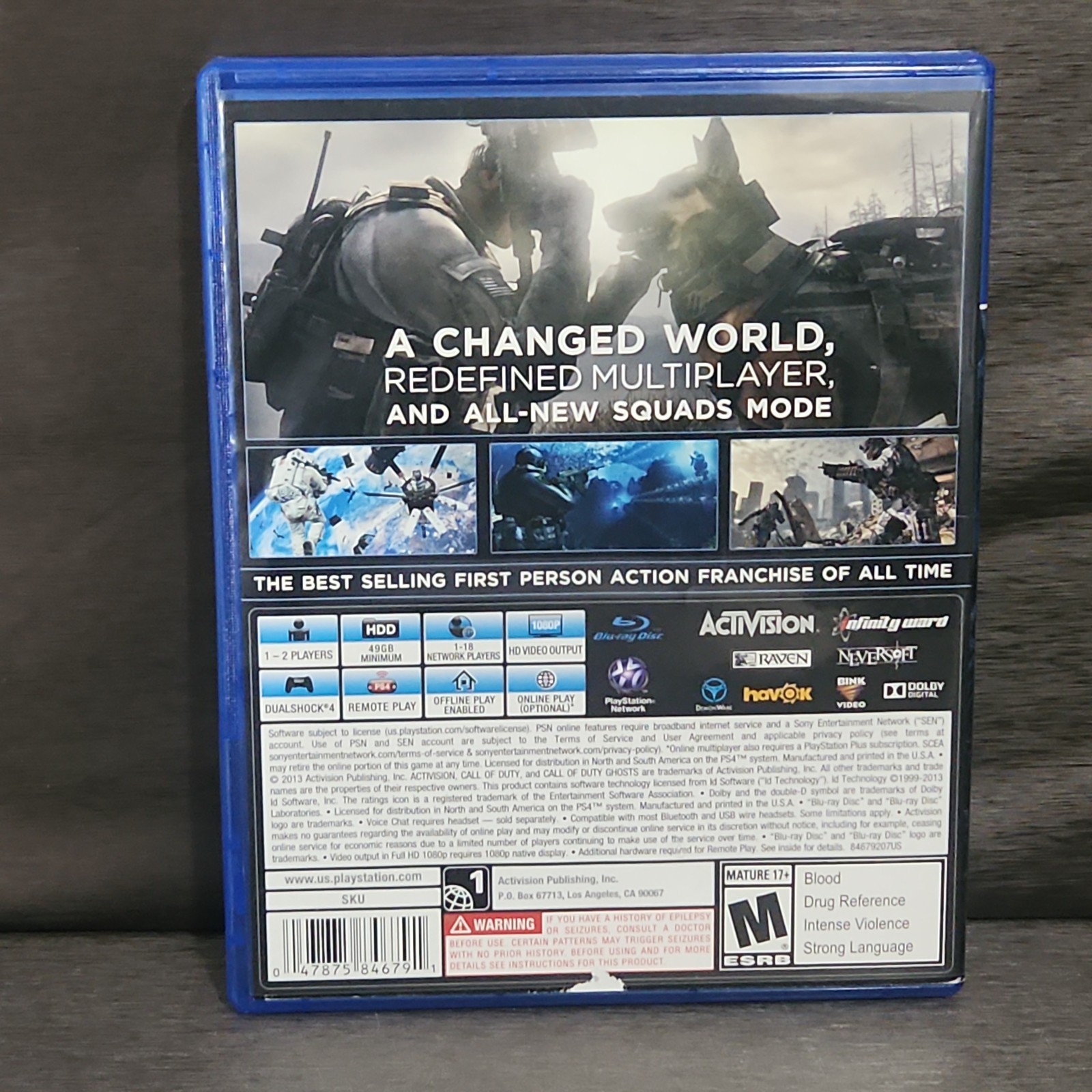 Call of Duty Ghosts PlayStation 4 PS4 Refurbished