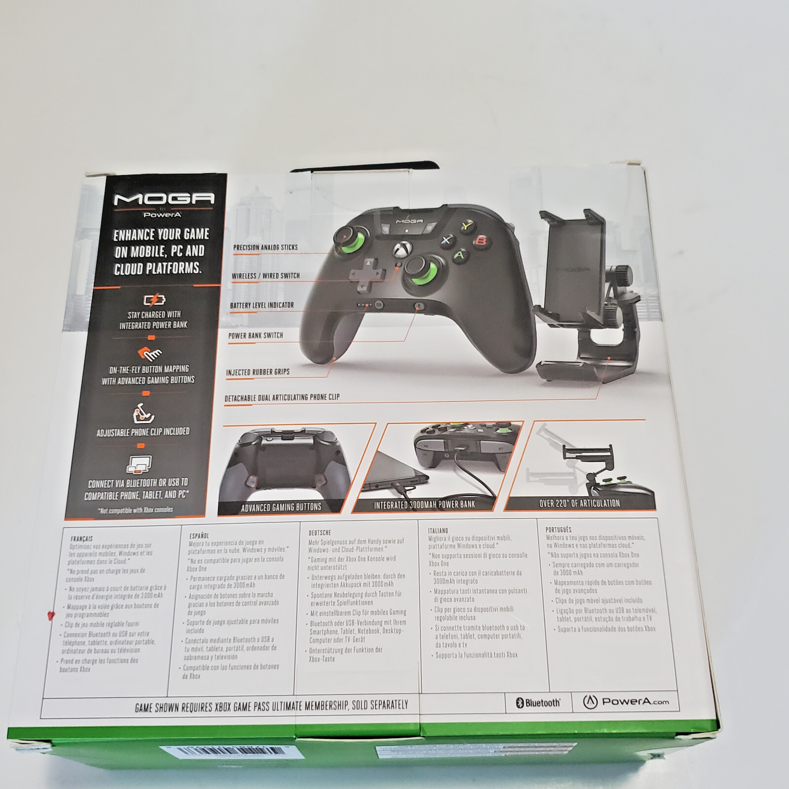 PowerA – MOGA Bluetooth Controller for Mobile & Cloud Gaming – XP5-i+