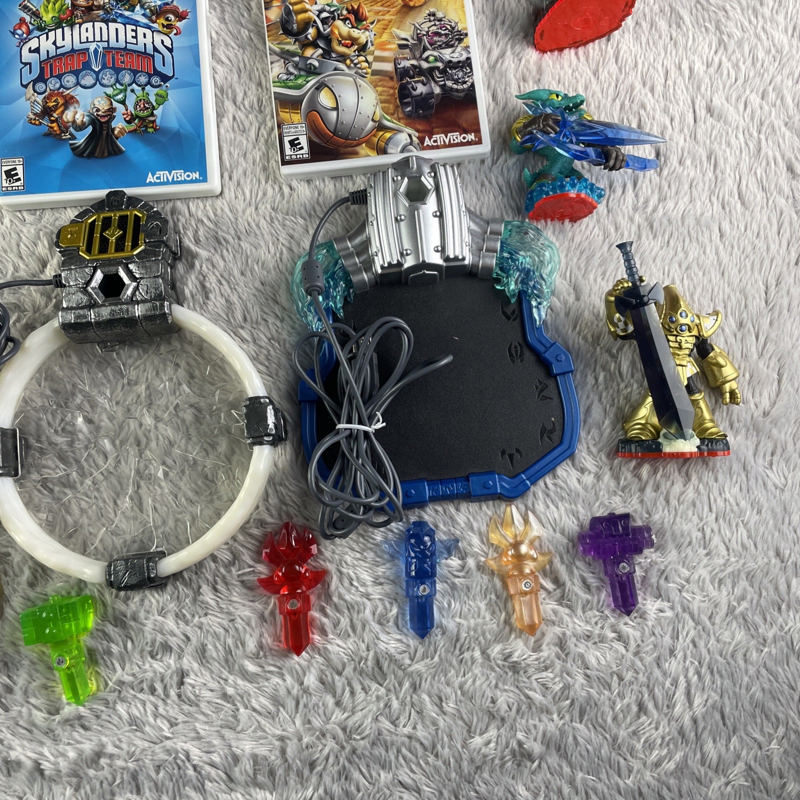Skylanders Wii Lot Games Portals Figures Trap Team SuperChargers Spyros Adventur