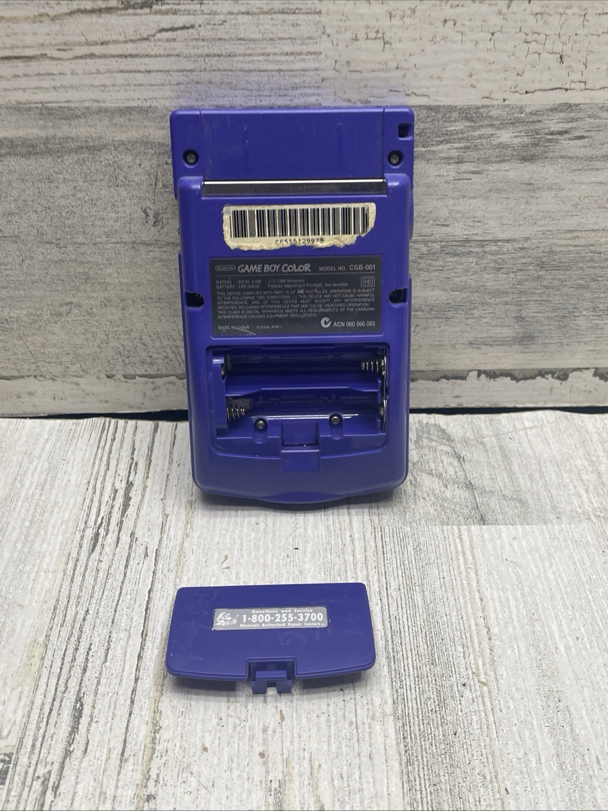 Nintendo Game Boy Color Handheld Game Console CGB-001 Grape